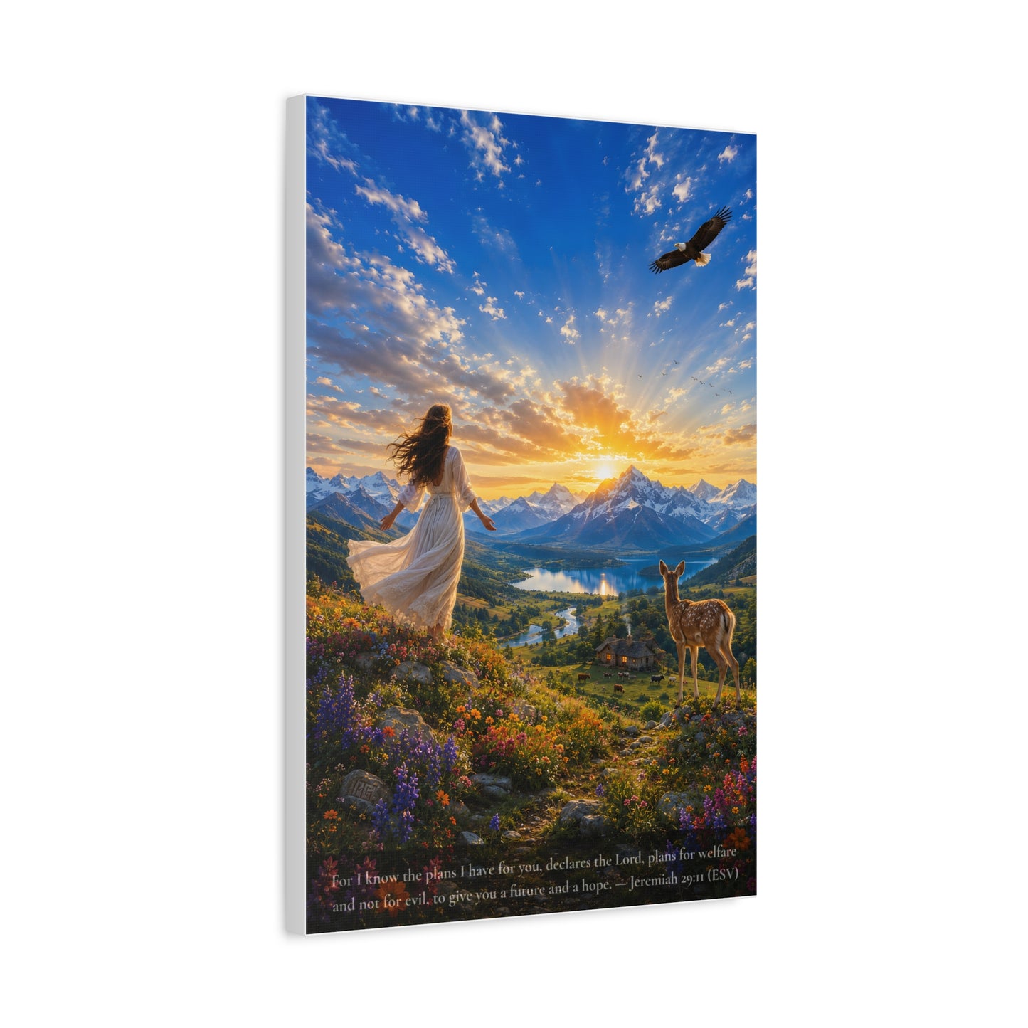 A Future and a Hope — Vibrant Canvas Wall Art | Jeremiah 29:11