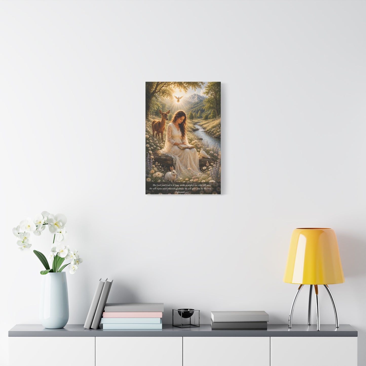 Quieted By His Love — Classic Canvas Wall Art | Zephaniah 3:17