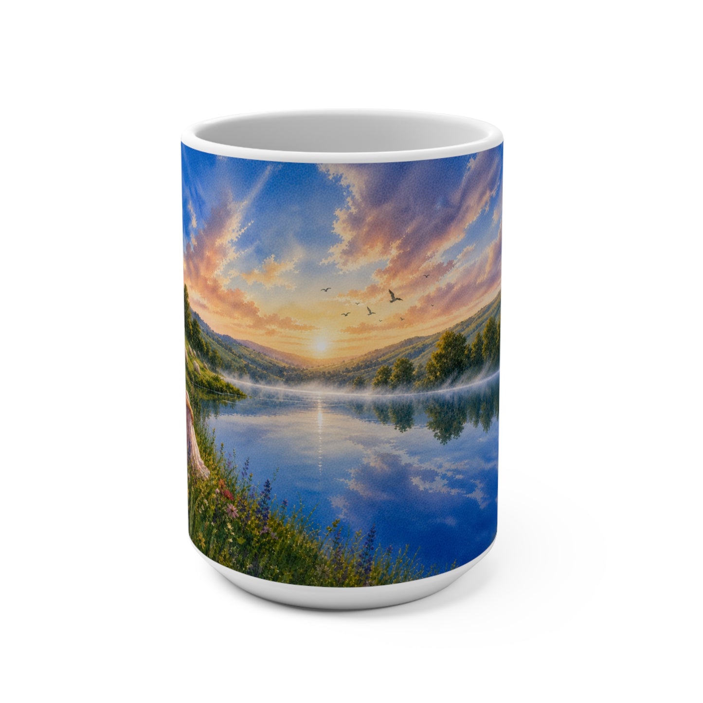 He Leads Me Beside Still Waters 15oz for Her - Psalm 23:2 Gift