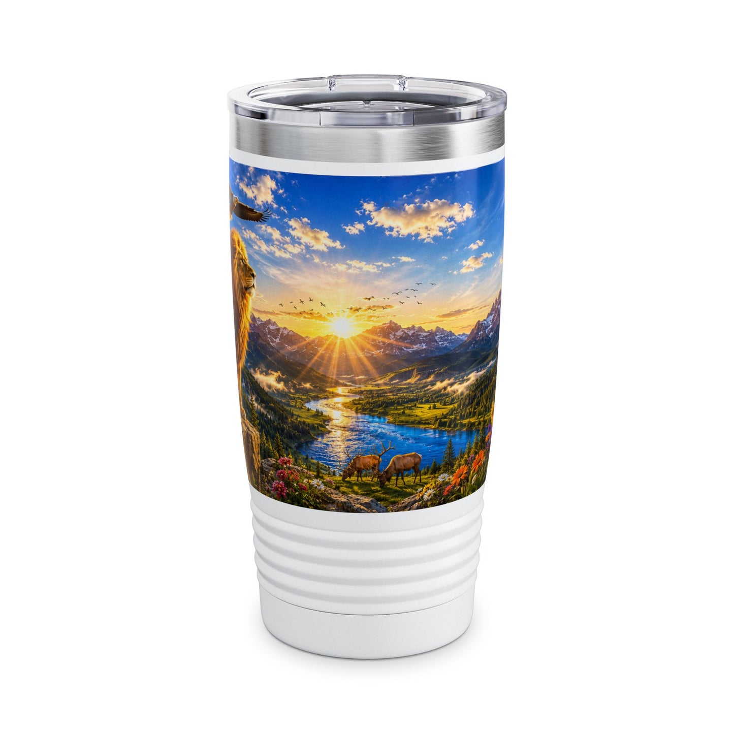 I Can Do All Things Through Christ Tumbler 20oz for Him - Philippians 4:13 Christian Gift