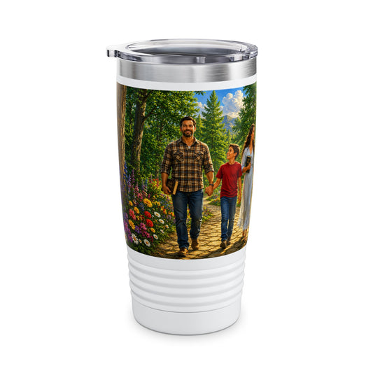 As For Me and My House Tumbler 20oz - Joshua 24:15 Christian Gift