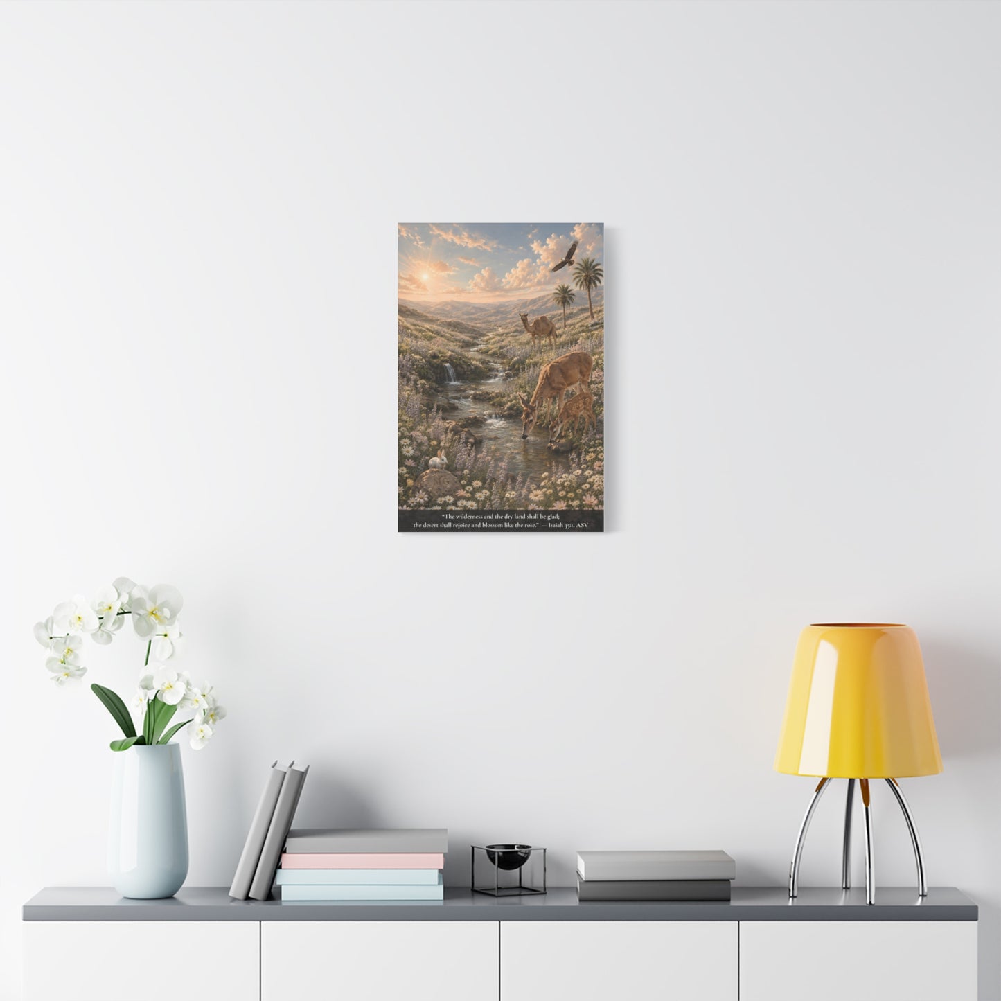 The Desert Shall Rejoice — Classic Canvas Wall Art | Isaiah 35:1