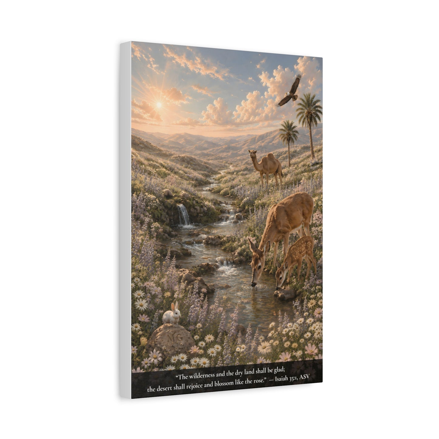 The Desert Shall Rejoice — Classic Canvas Wall Art | Isaiah 35:1
