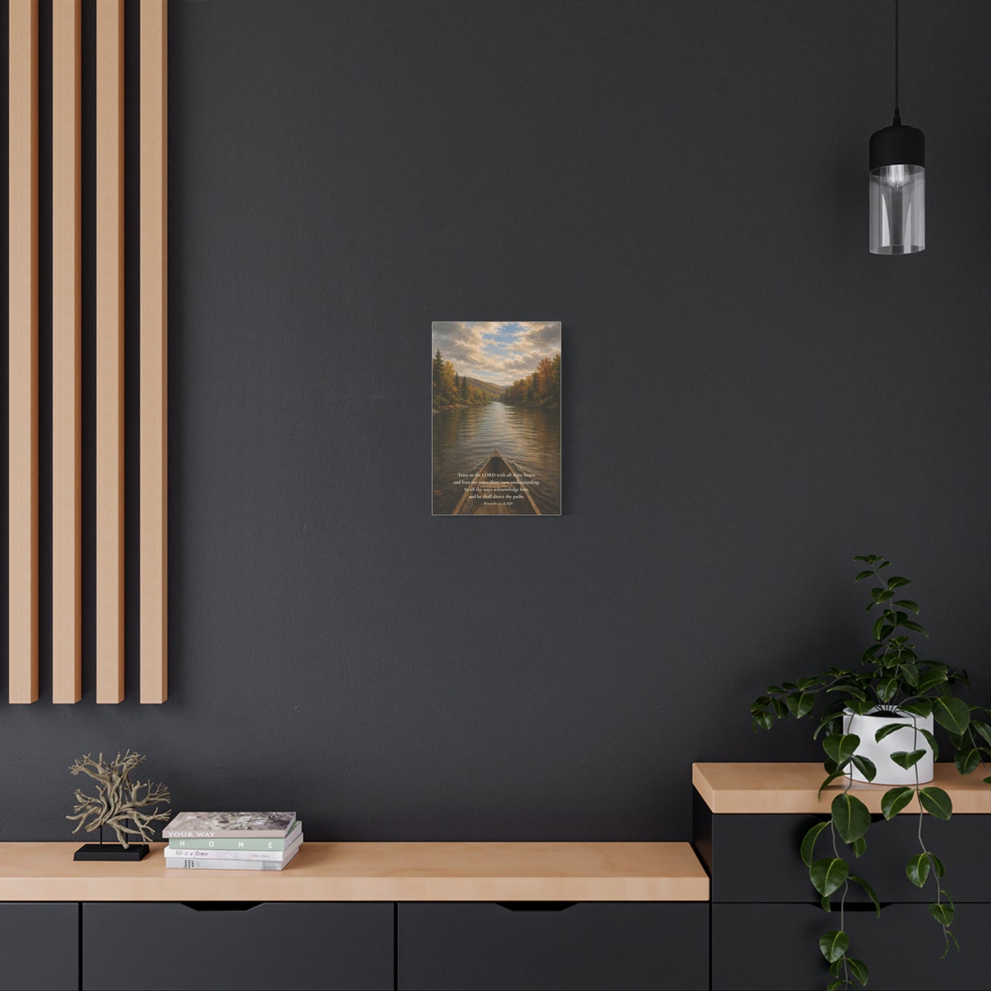 He Shall Direct Thy Paths — Proverbs 3:5–6 | Quiet Grace Canvas Wall Art