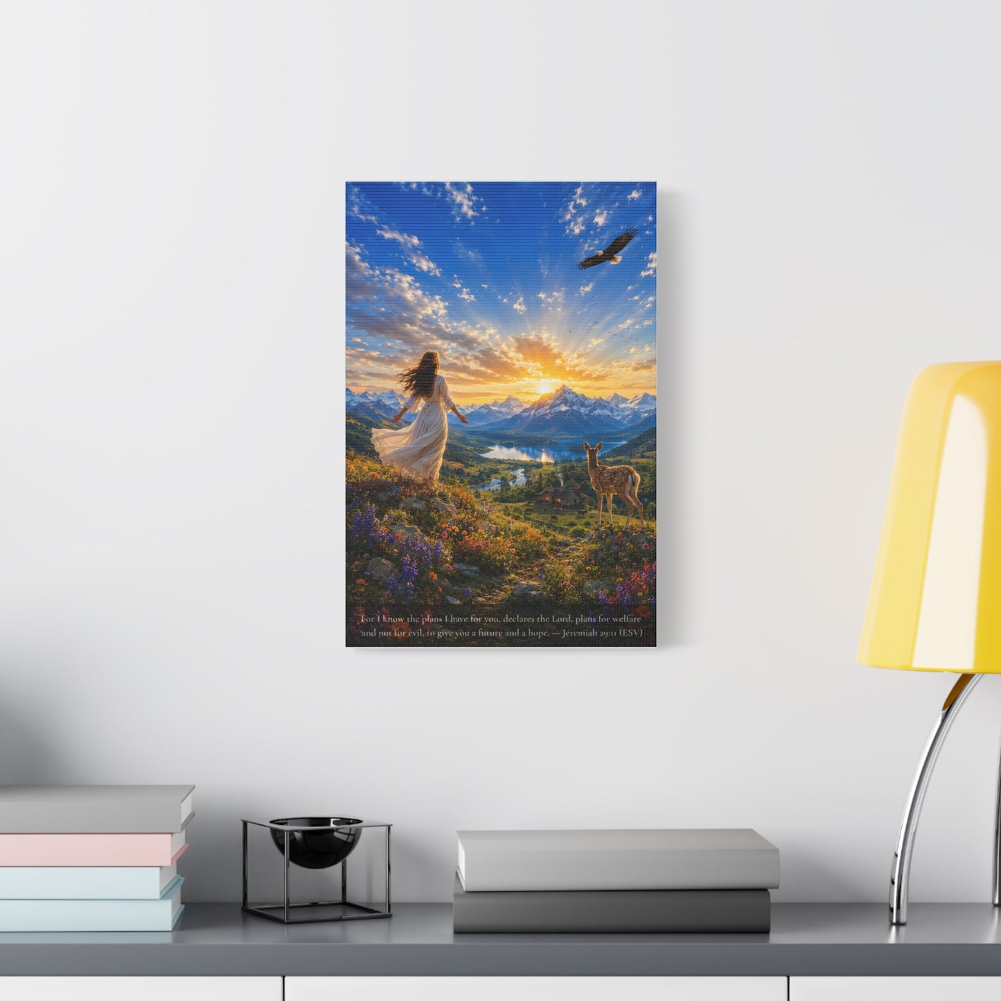 A Future and a Hope — Vibrant Canvas Wall Art | Jeremiah 29:11