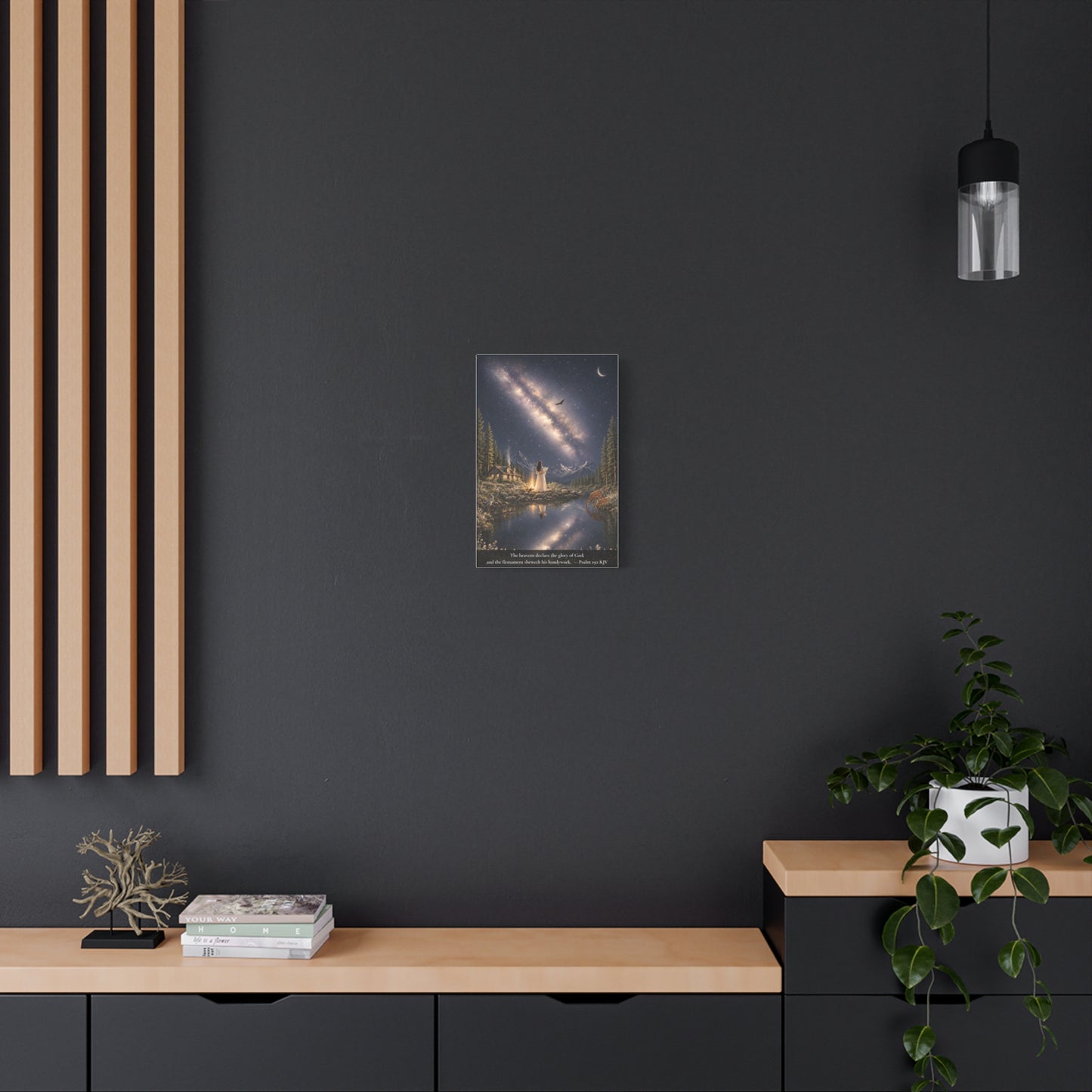 The Heavens Declare His Glory — Psalm 19:1 | Classic Christian Canvas Art