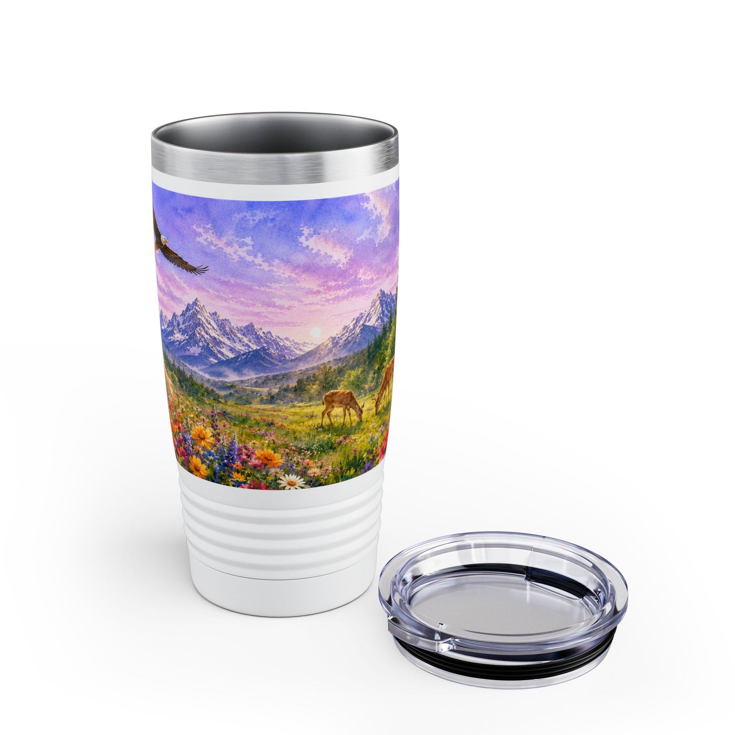 The Lord Rejoices Over You Tumbler 20oz - Zephaniah 3:17 Christian Gift