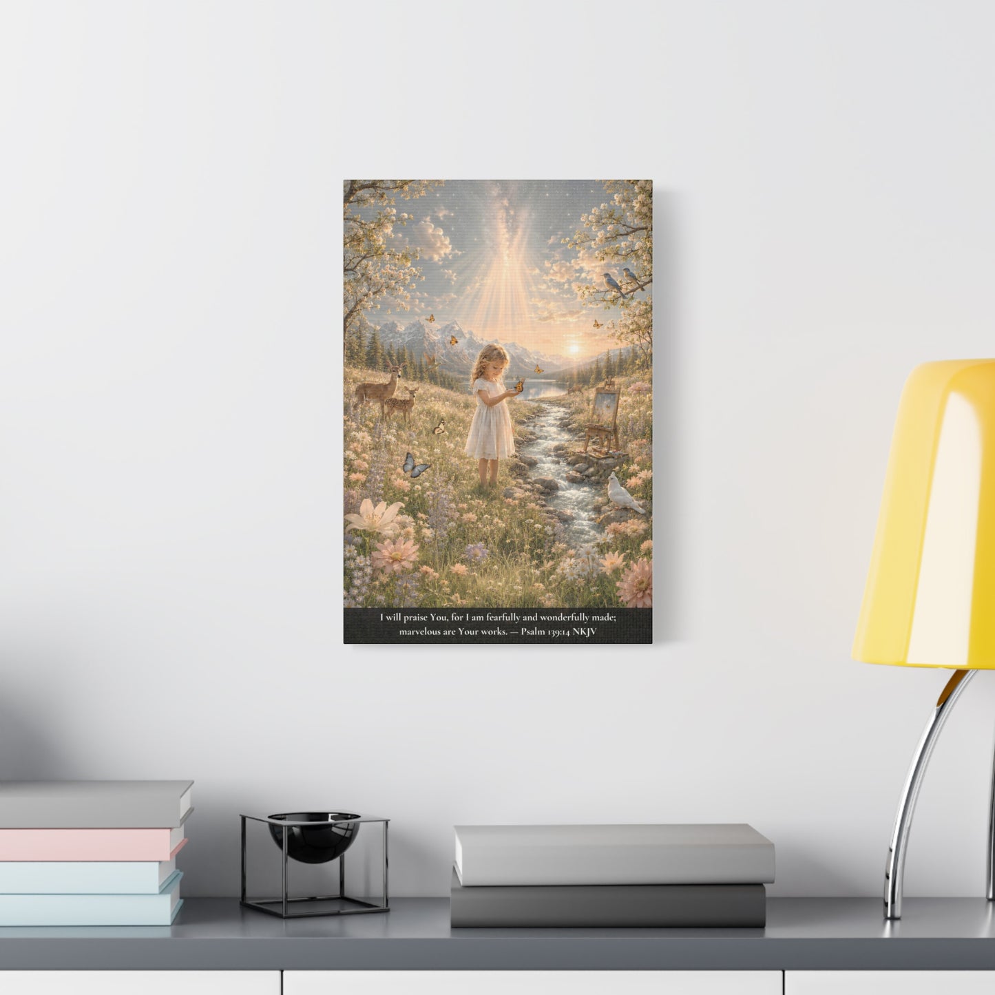Fearfully and Wonderfully Made — Psalm 139:14 | Classic Christian Canvas Art