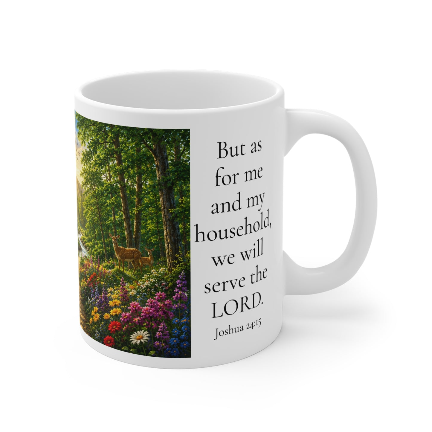 As For Me and My House 11oz - Joshua 24:15 Christian Gift