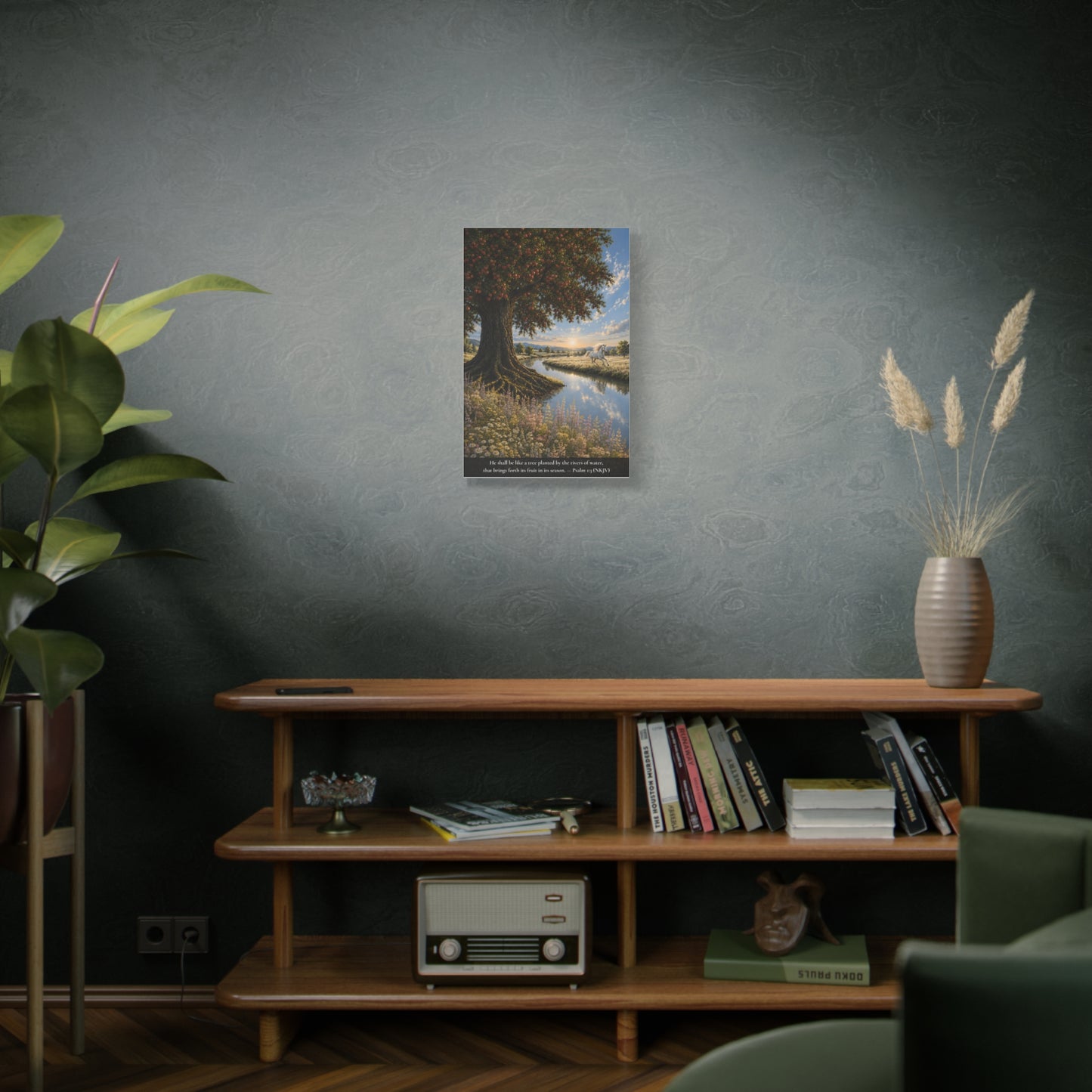 The River and the Tree — Classic Canvas Wall Art | Psalm 1:3