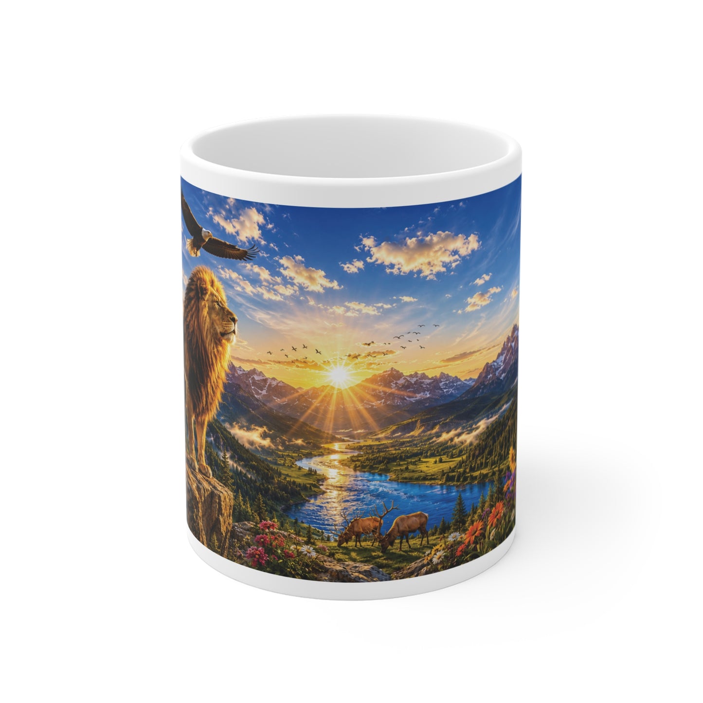 I Can Do All Things Through Christ Coffee Mug 11oz for Him - Philippians 4:13 Christian Gift