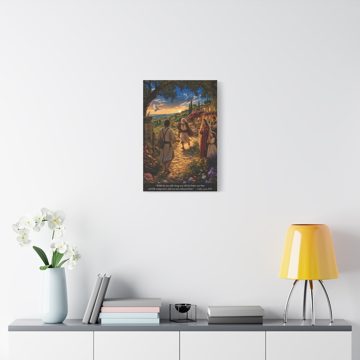 The Prodigal Son — Luke 15:11-32 | Vibrant Christian Canvas Wall Art