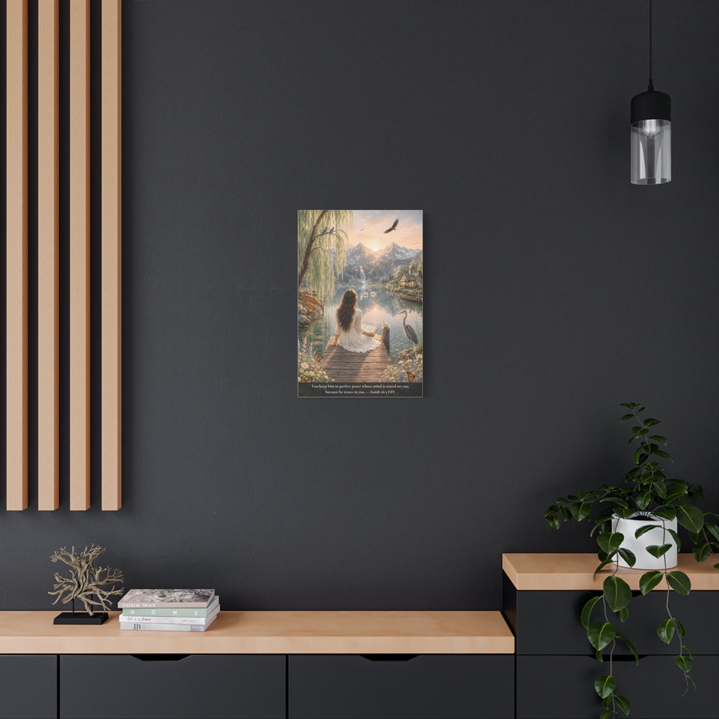 Kept in Perfect Peace — Isaiah 26:3 | Classic Christian Canvas Art