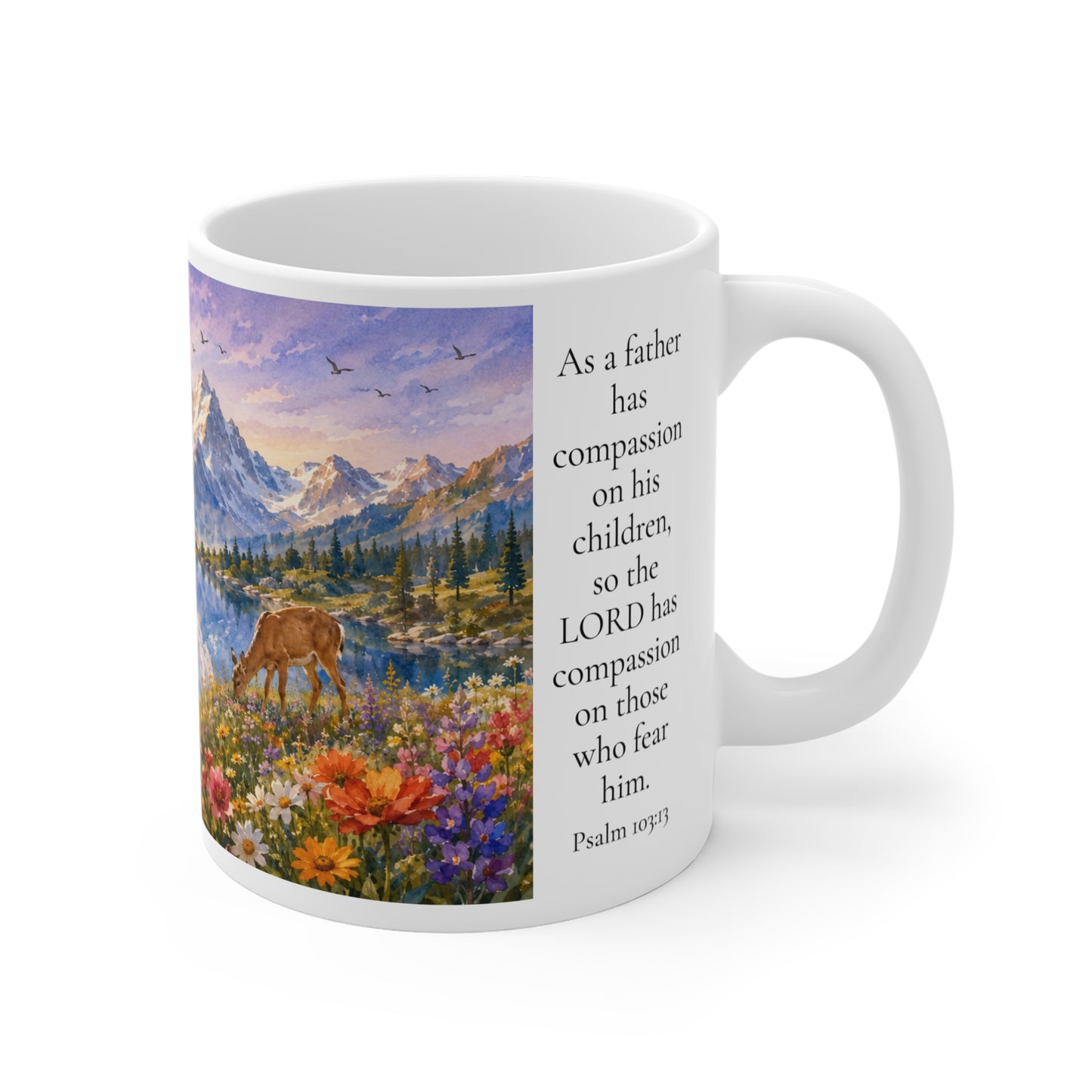 As a Father Has Compassion 11oz For Her - Psalm 103:13 Christian Gift