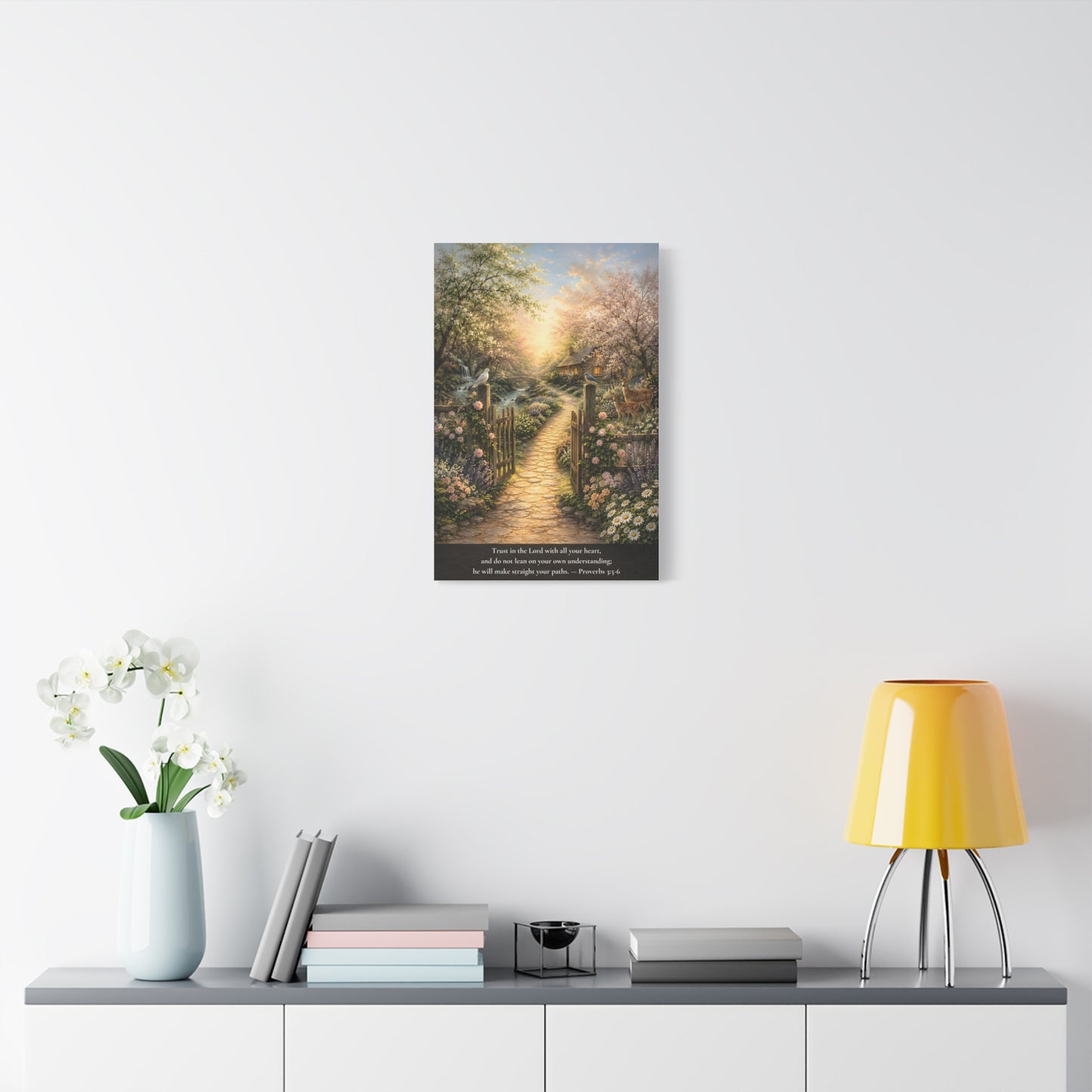 Trust in the Lord — Proverbs 3:5-6 — Classic Edition — Christian Canvas Wall Art