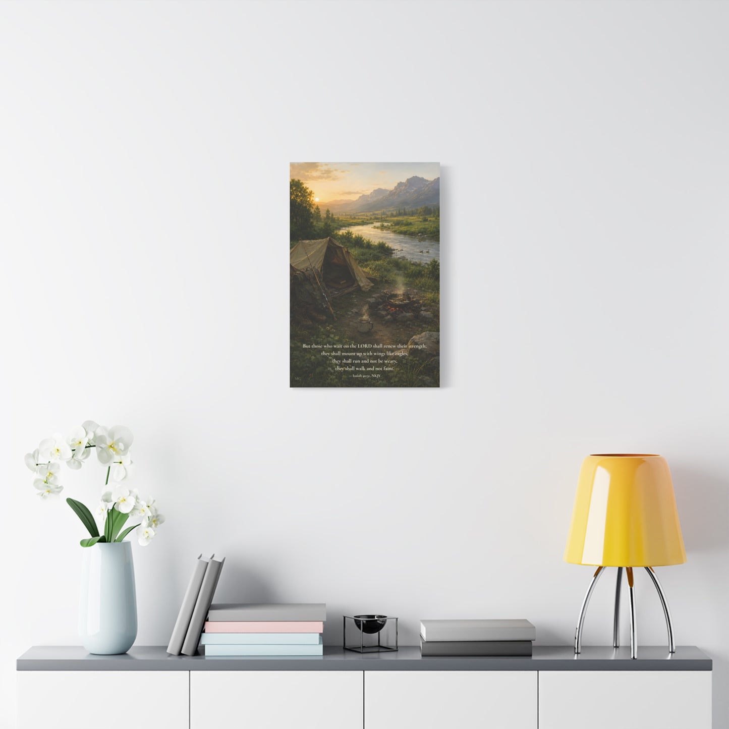 They Shall Renew Their Strength — Isaiah 40:31 | Quiet Grace Canvas Wall Art