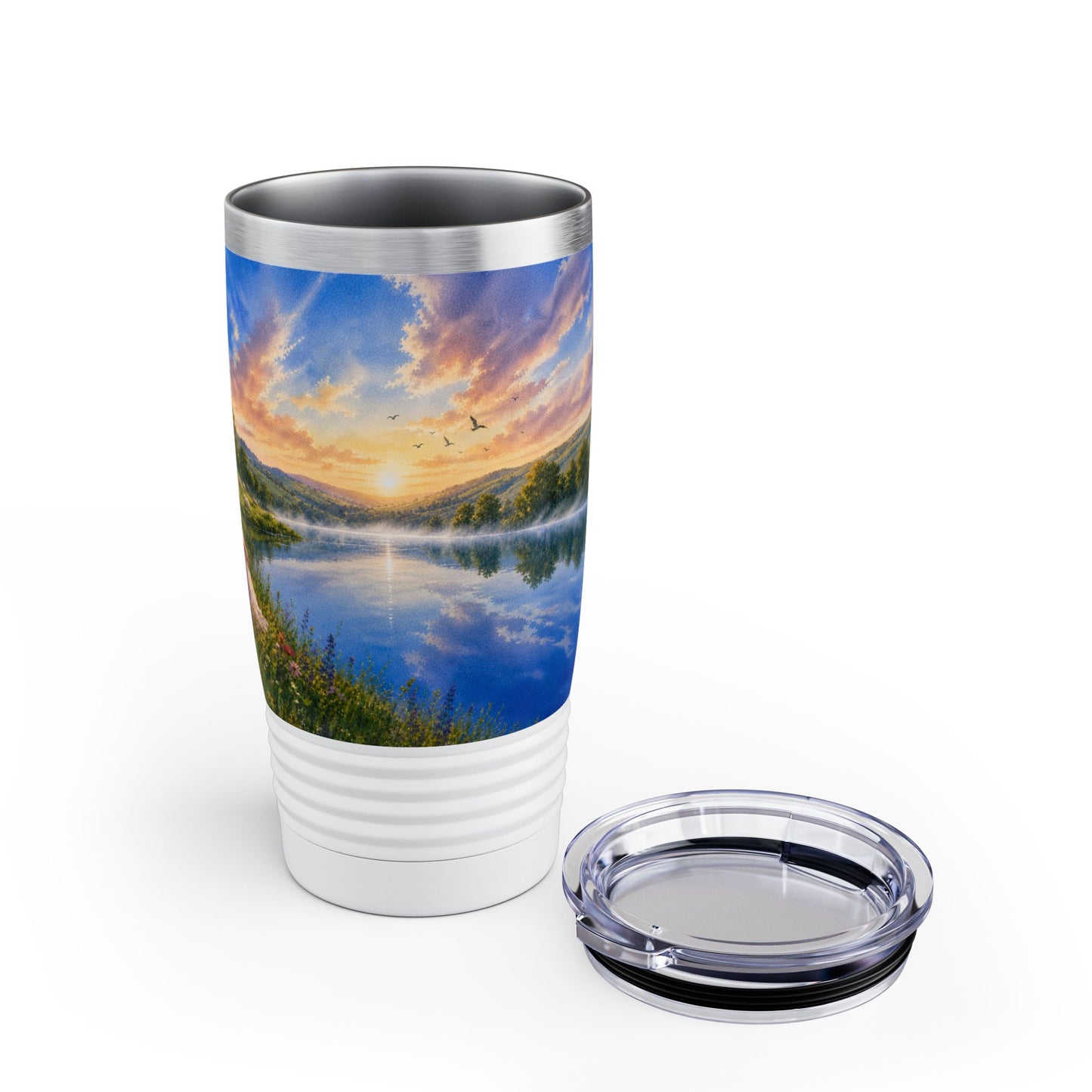 He Leads Me Beside Still Waters 20oz Tumbler for Her - Psalm 23:2