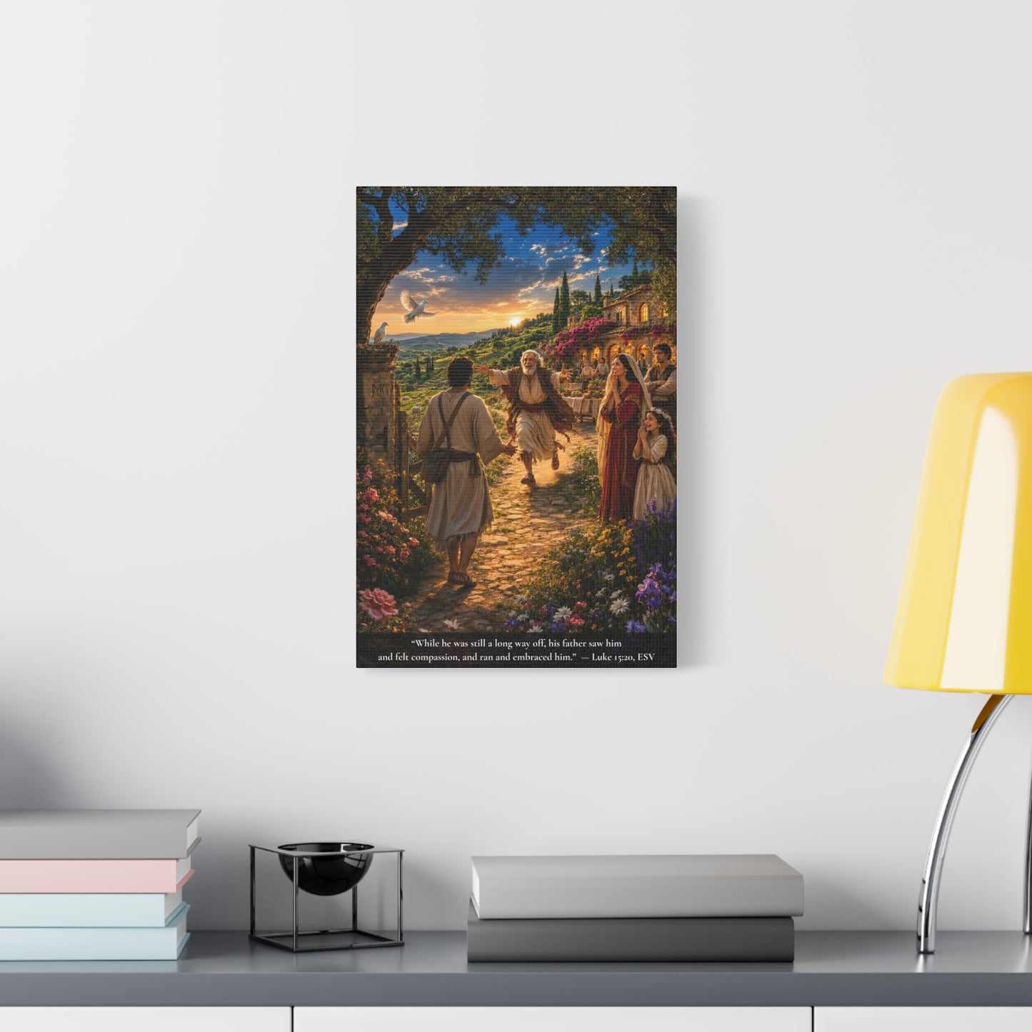 The Prodigal Son — Luke 15:11-32 | Vibrant Christian Canvas Wall Art