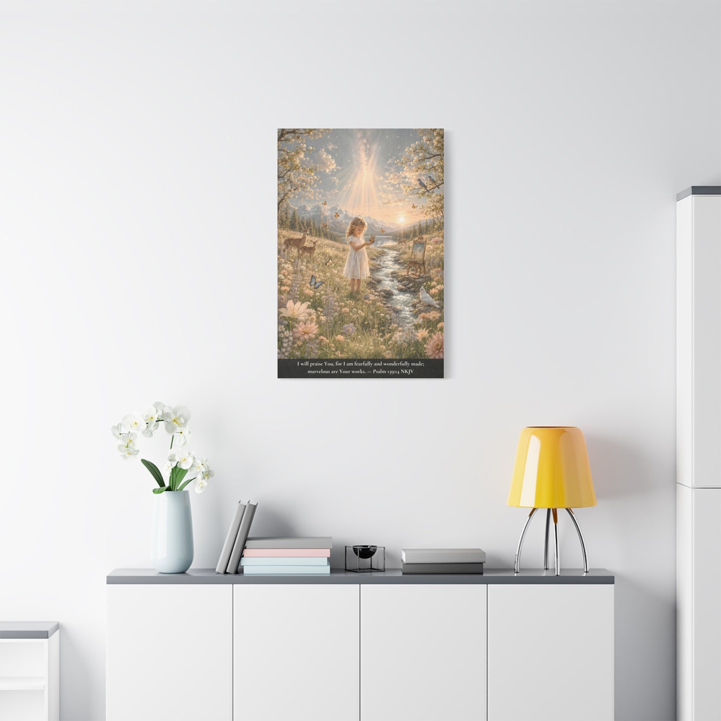 Fearfully and Wonderfully Made — Psalm 139:14 | Classic Christian Canvas Art