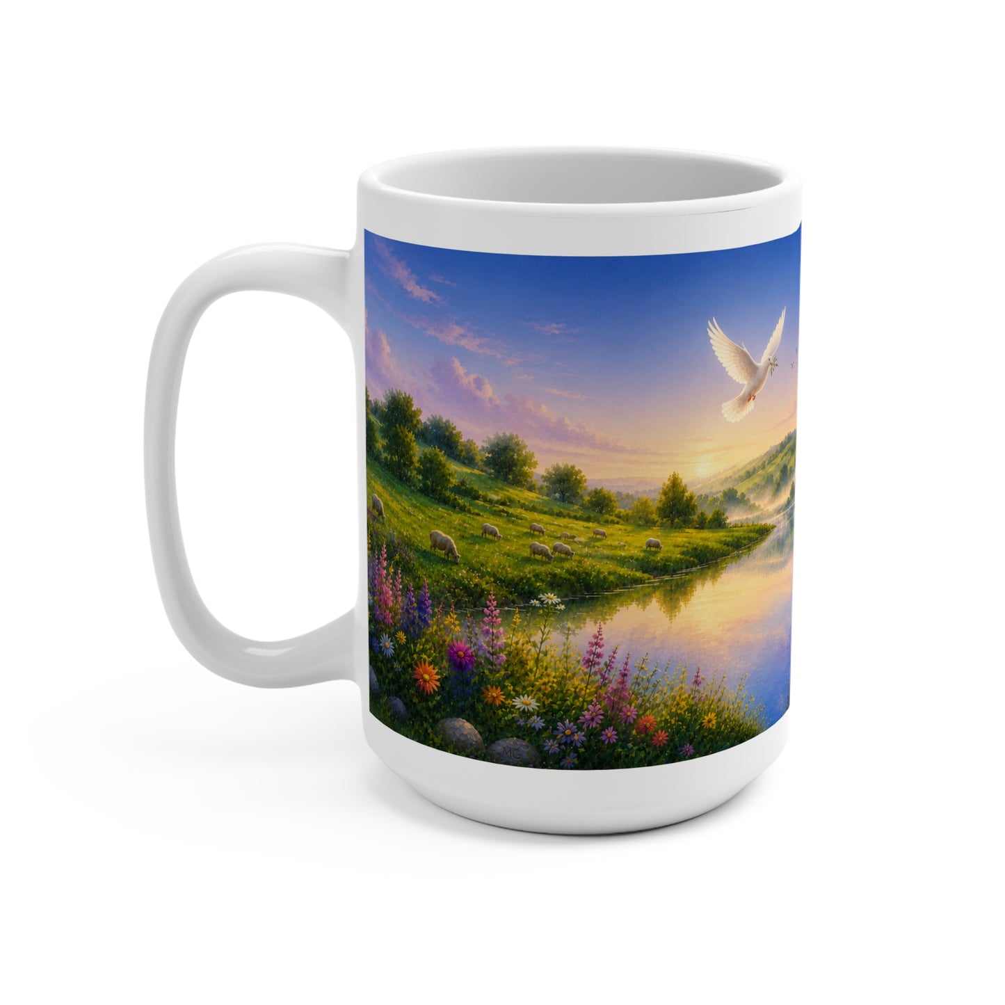 Be Still and Know That I Am God 15oz Mug | Psalm 46:10 | Christian Gift