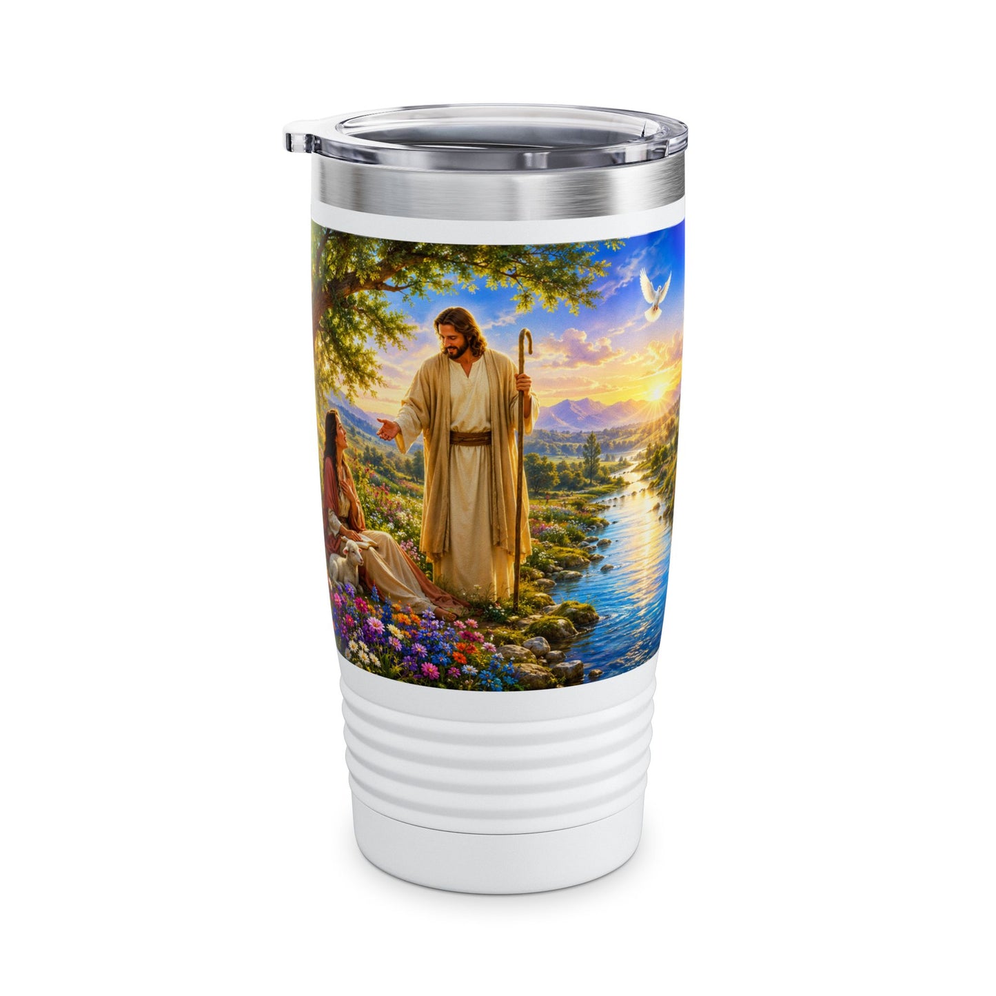 The Lord Is My Shepherd Tumbler 20oz - Psalm 23:1 Christian Gift