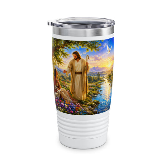 The Lord Is My Shepherd Tumbler 20oz - Psalm 23:1 Christian Gift