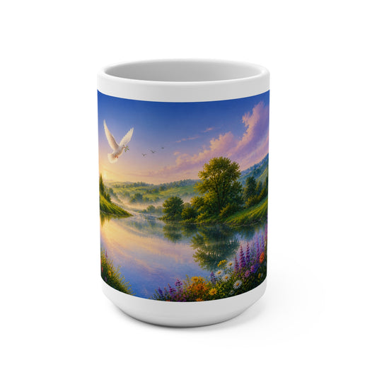 Be Still and Know That I Am God 15oz Mug | Psalm 46:10 | Christian Gift