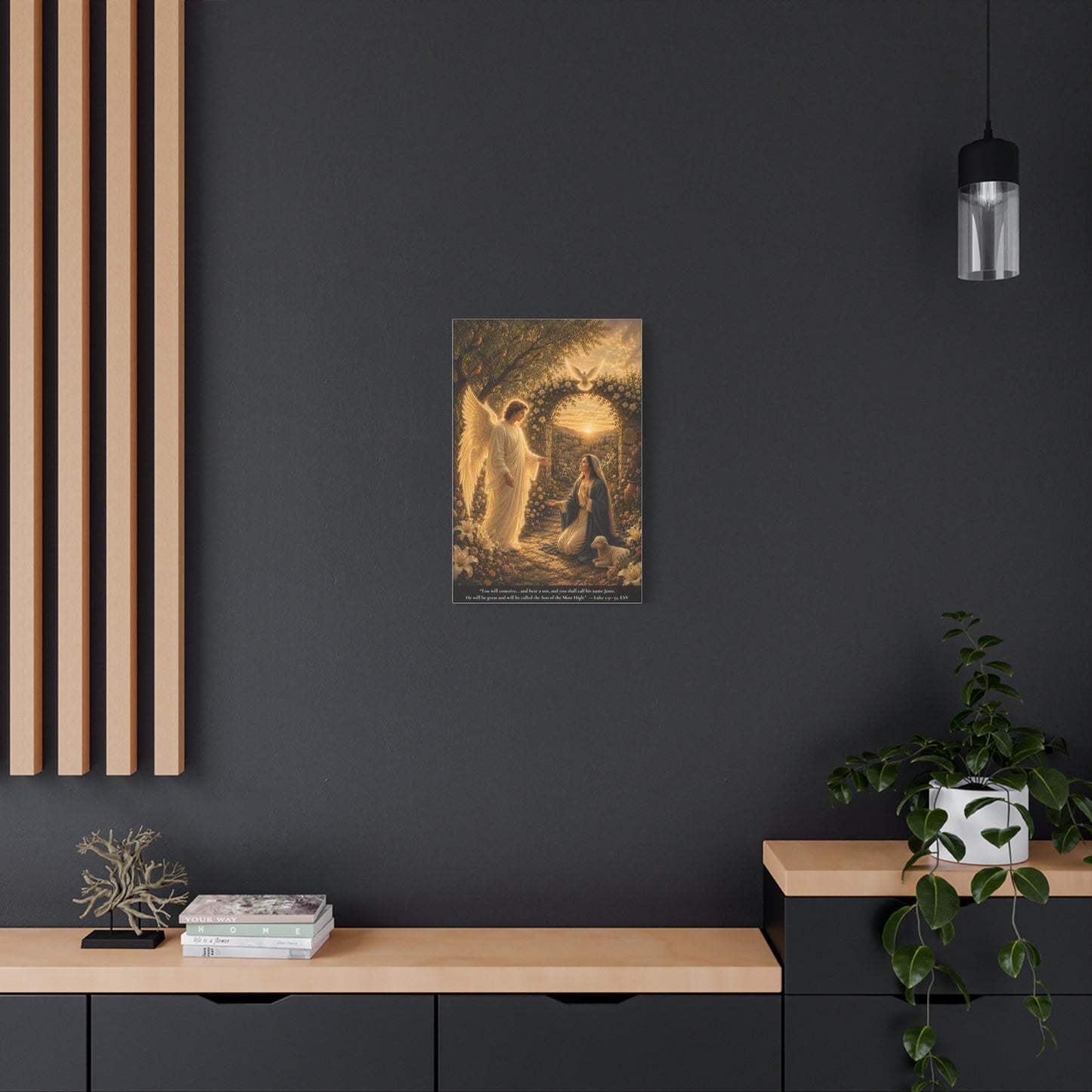 The Annunciation — Luke 1:28-38 |  Classic Christian Canvas Art