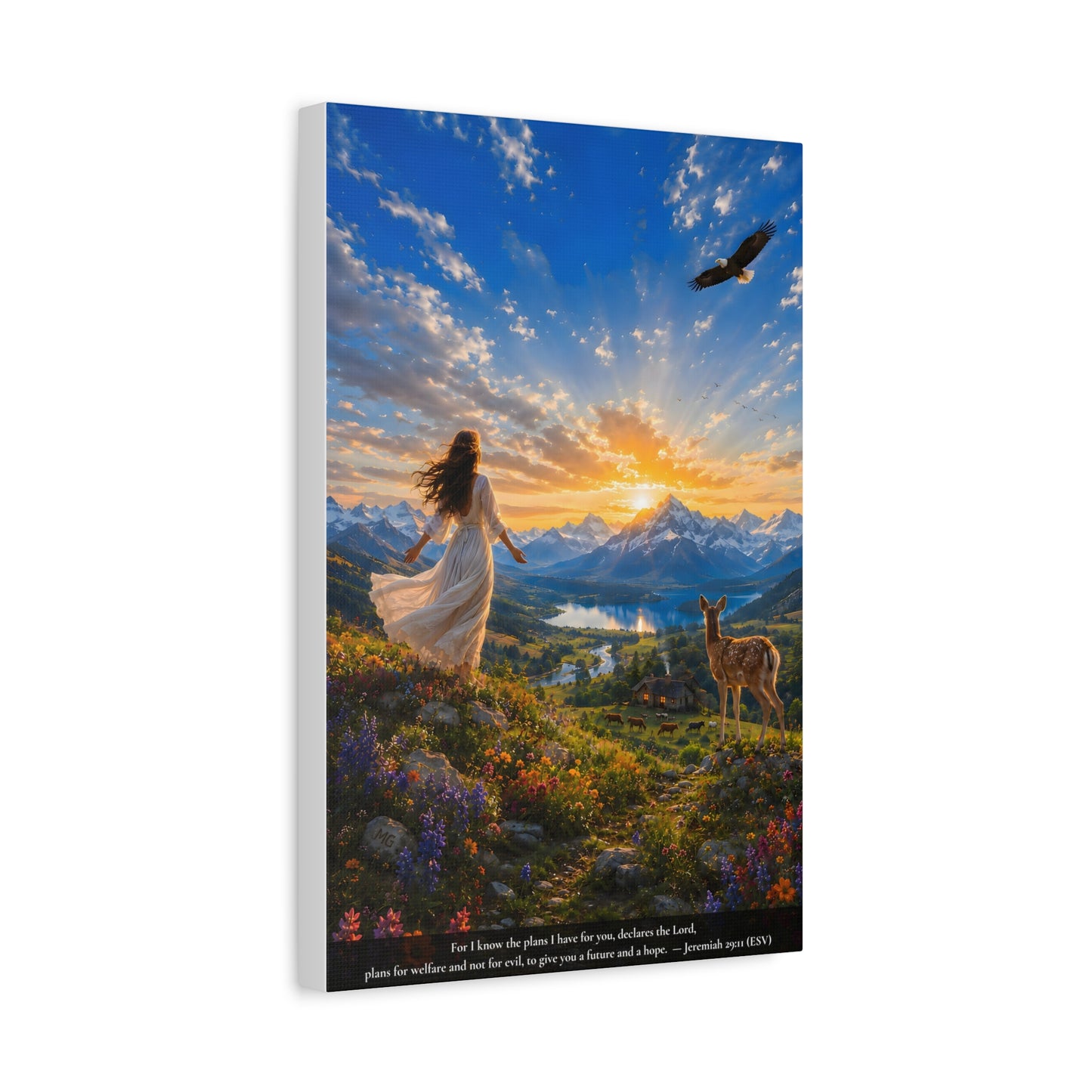 A Future and a Hope — Vibrant Canvas Wall Art | Jeremiah 29:11