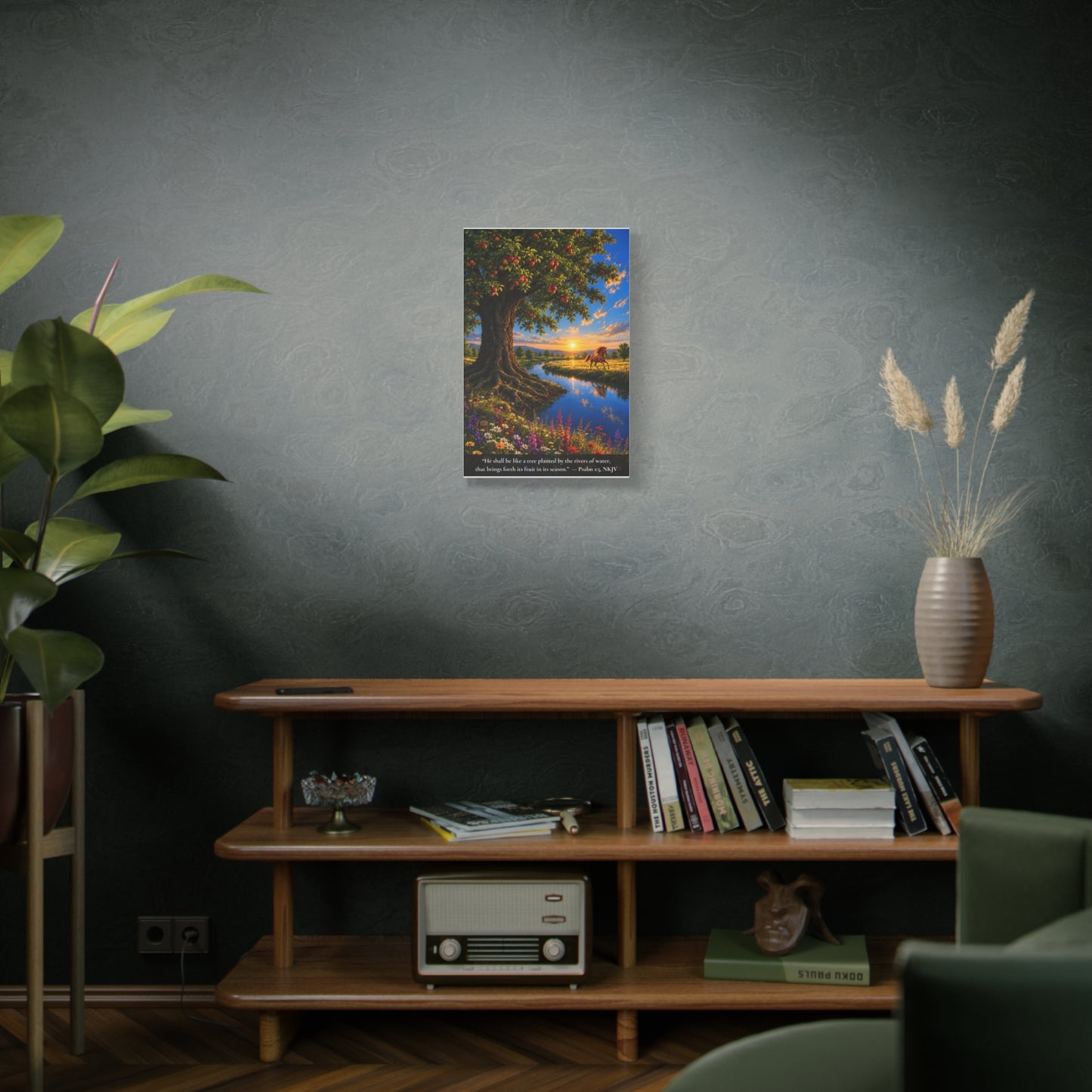 The River and the Tree — Vibrant Canvas Wall Art | Psalm 1:3