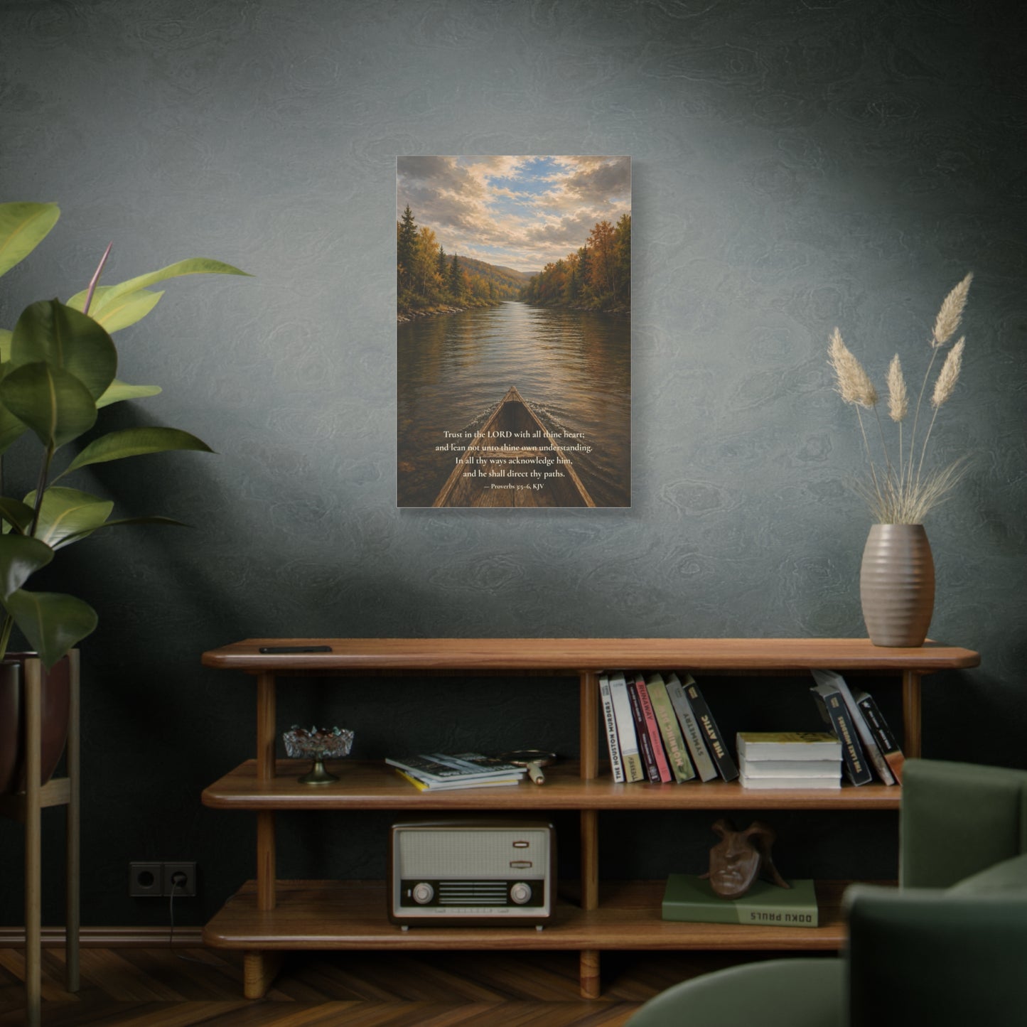 He Shall Direct Thy Paths — Proverbs 3:5–6 | Quiet Grace Canvas Wall Art