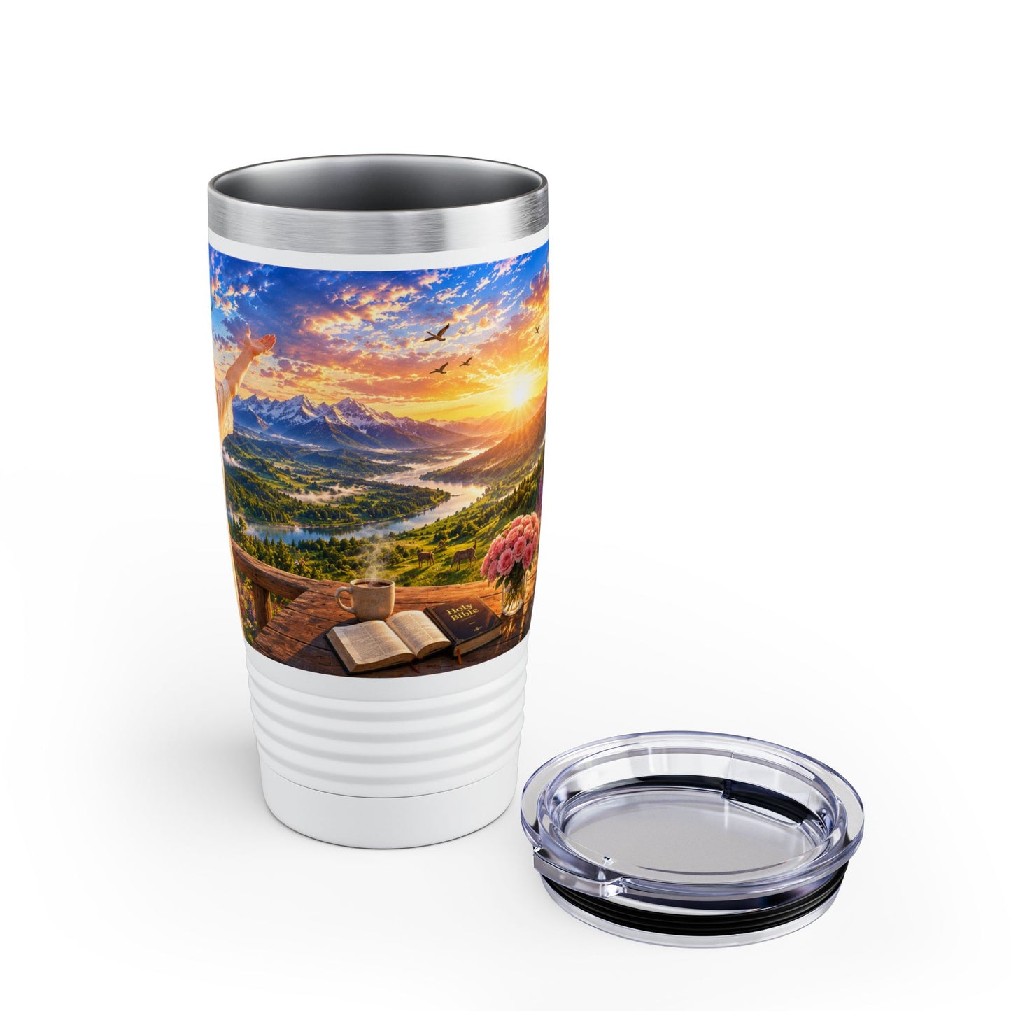 This Is the Day the LORD Has Made Tumbler 20oz — Psalm 118:24 Christian Gift for Women