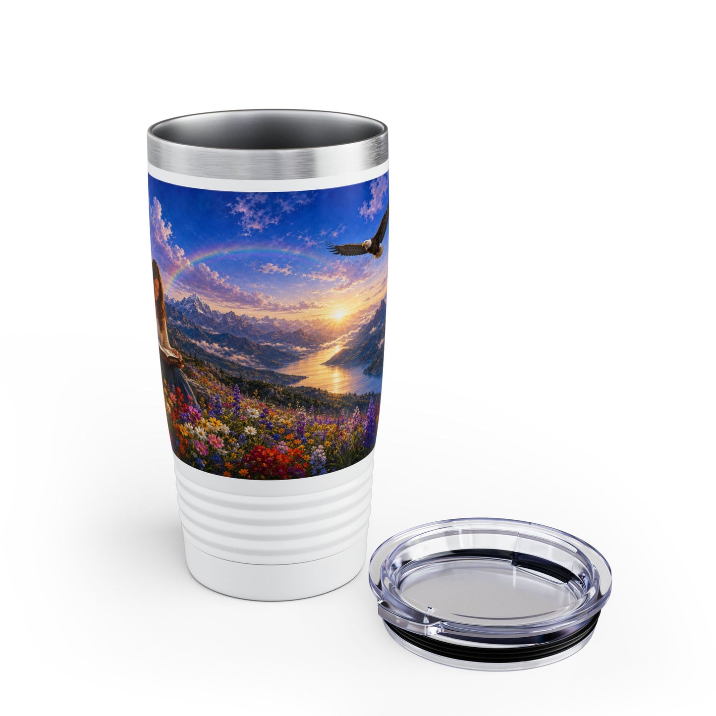 Your Word Is a Lamp to My Feet Tumbler 20oz — Psalm 119:105 Christian Gift for Couples