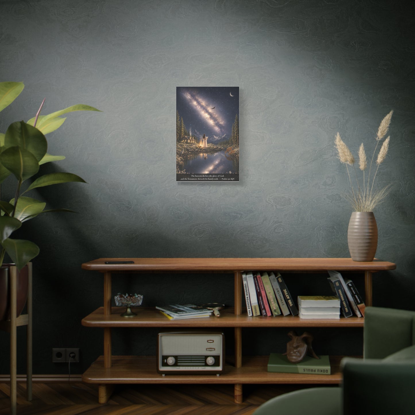 The Heavens Declare His Glory — Psalm 19:1 | Classic Christian Canvas Art