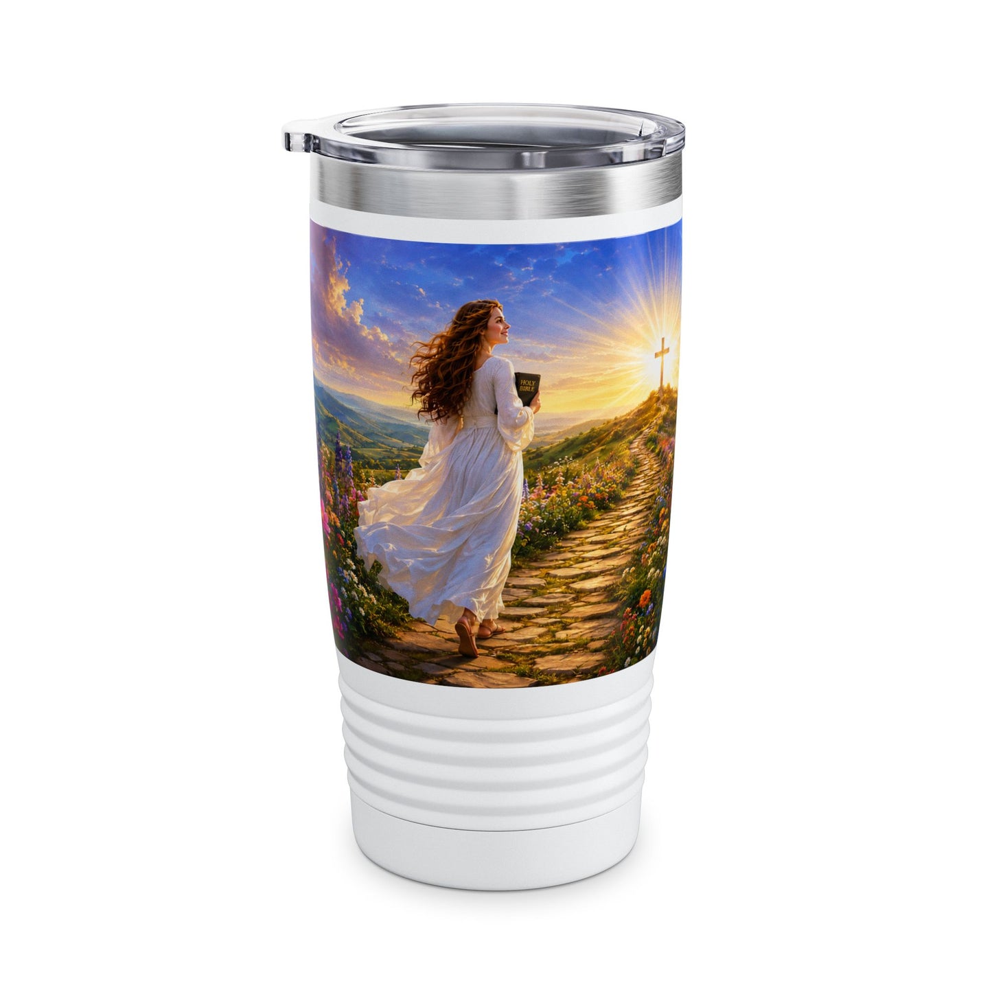 All Things Work Together Tumbler 20oz - Romans 8:28 Christian Gift