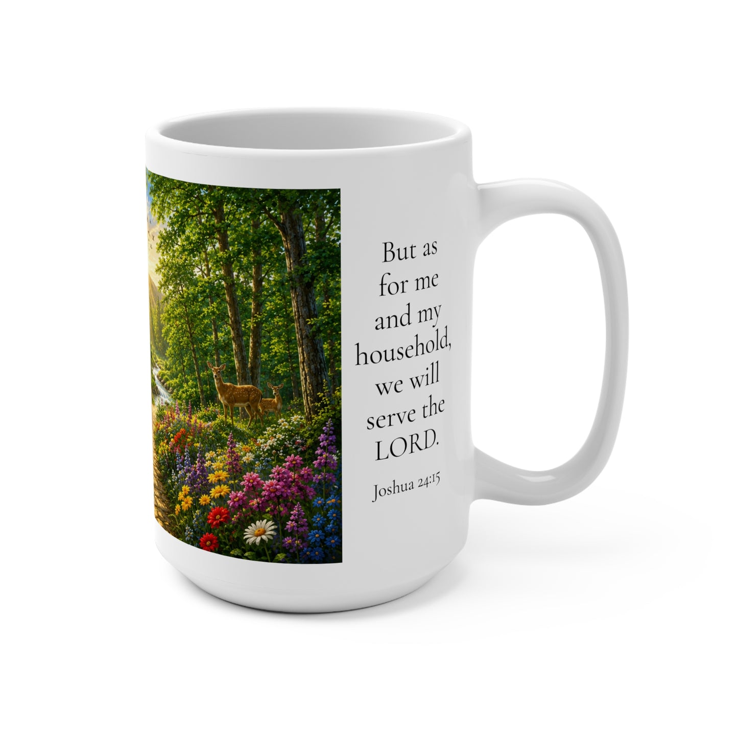As For Me and My House 15oz - Joshua 24:15 Christian Gift