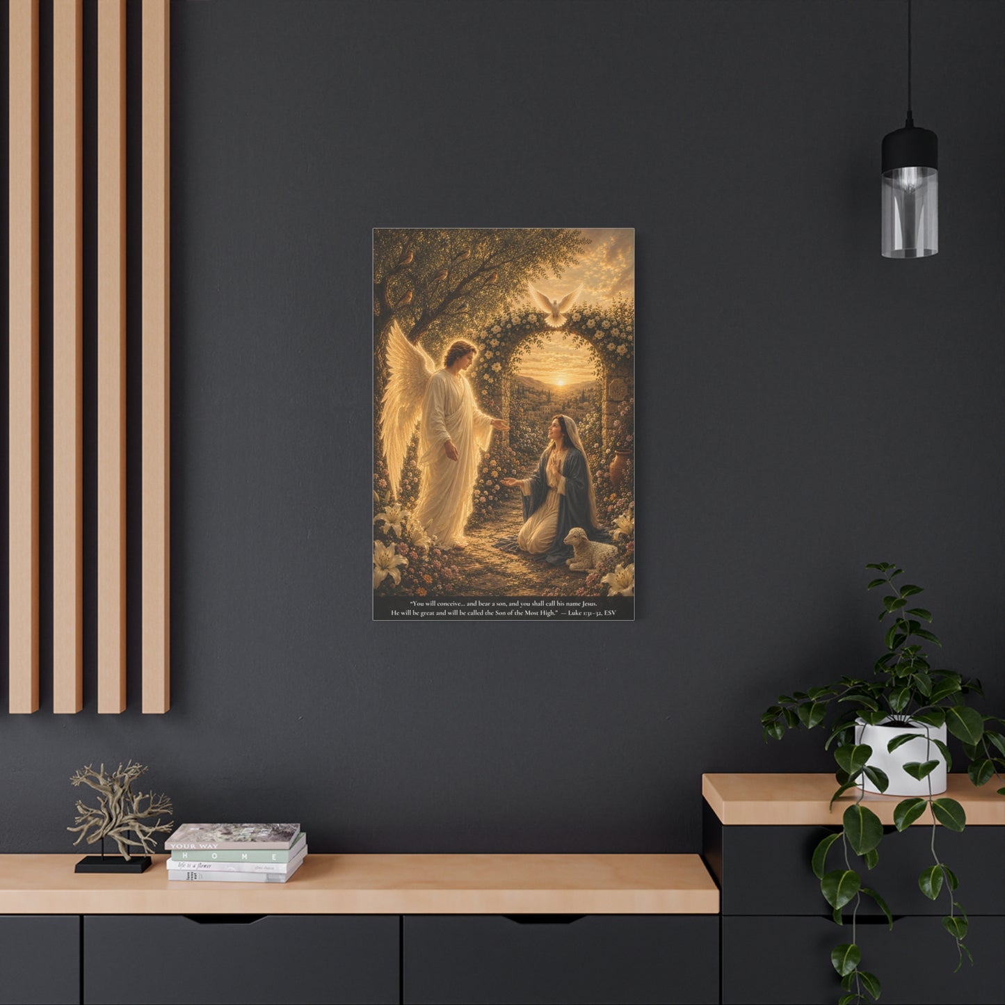The Annunciation — Luke 1:28-38 |  Classic Christian Canvas Art