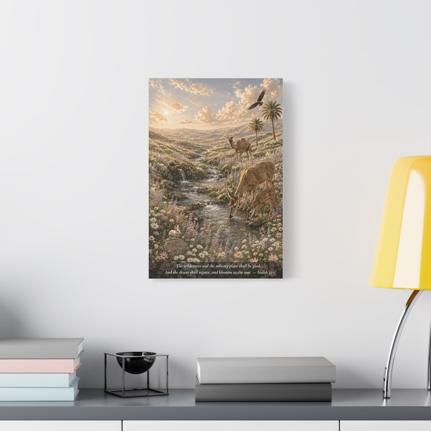 The Desert Shall Rejoice — Classic Canvas Wall Art | Isaiah 35:1