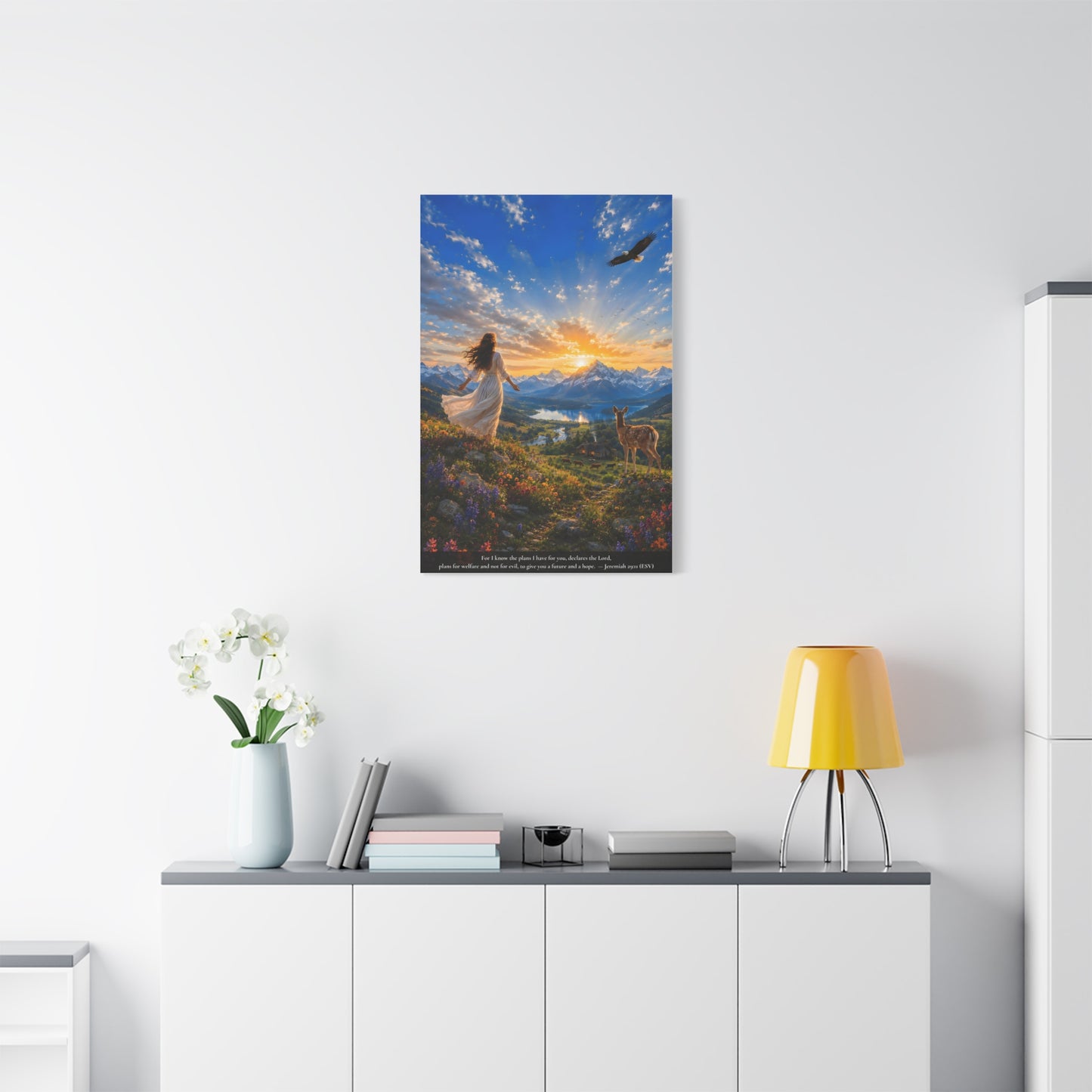 A Future and a Hope — Vibrant Canvas Wall Art | Jeremiah 29:11