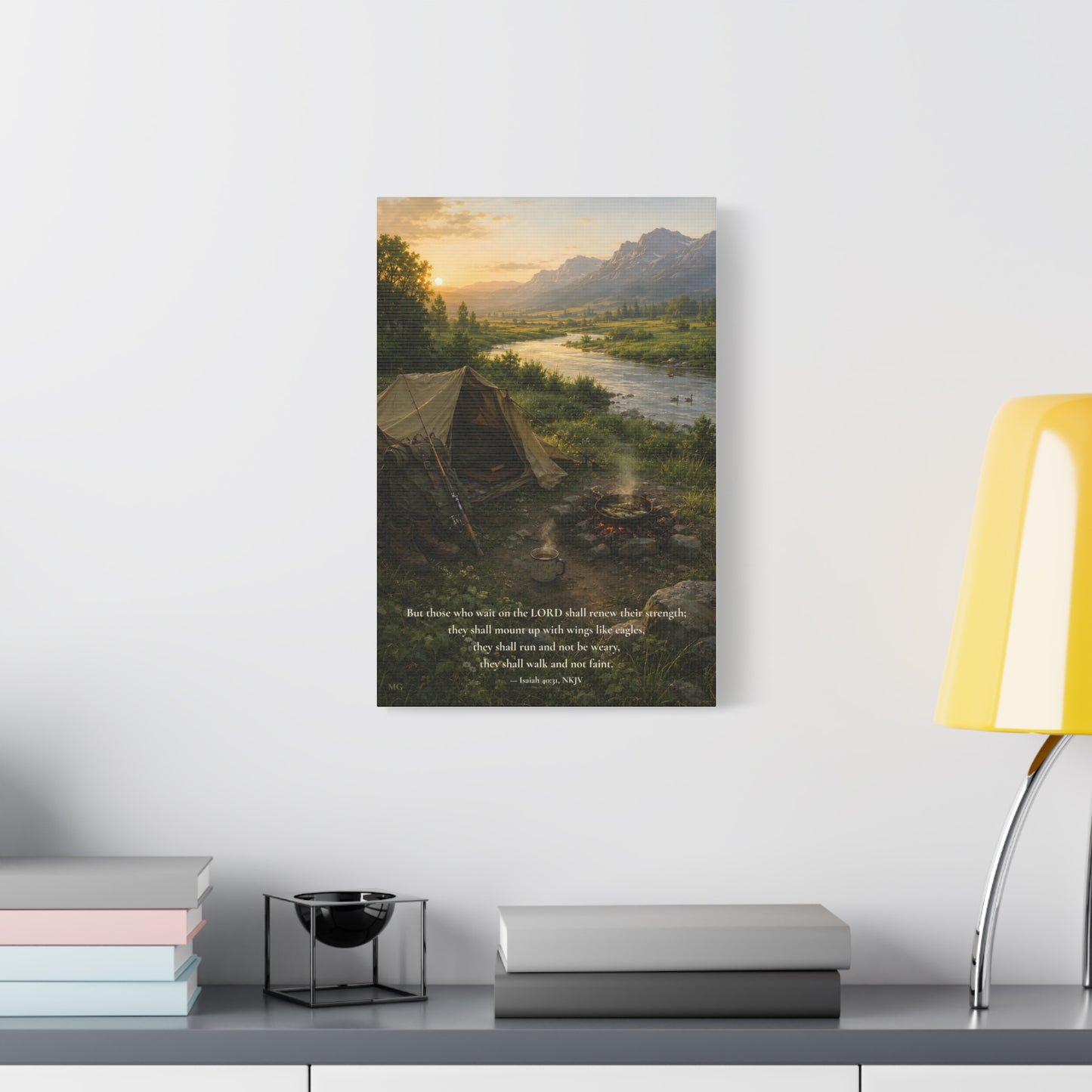 They Shall Renew Their Strength — Isaiah 40:31 | Quiet Grace Canvas Wall Art