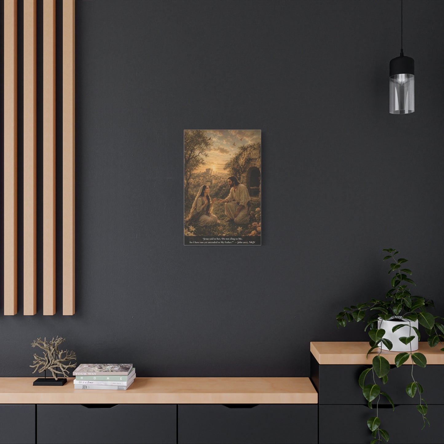 The Garden Meeting — John 20:17 | Classic Christian Canvas Art