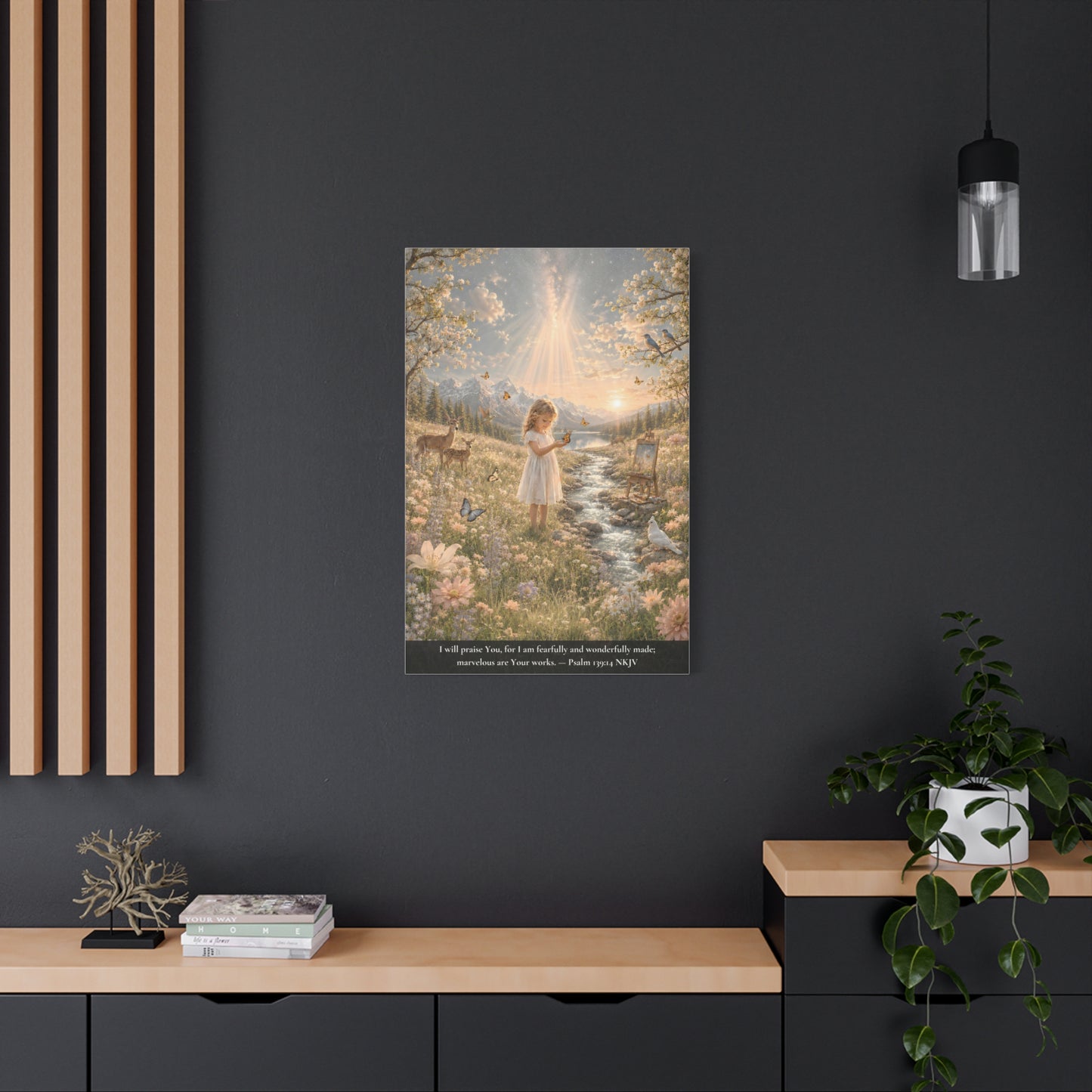 Fearfully and Wonderfully Made — Psalm 139:14 | Classic Christian Canvas Art