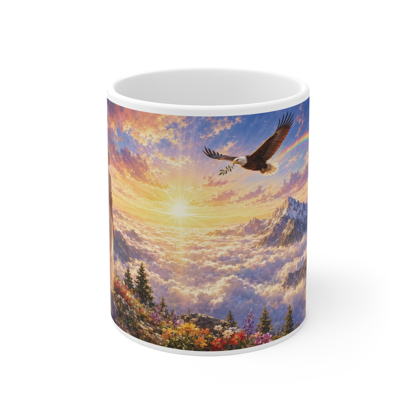 Those Who Hope in the Lord Coffee Mug 11oz - Isaiah 40:31 Christian Gift