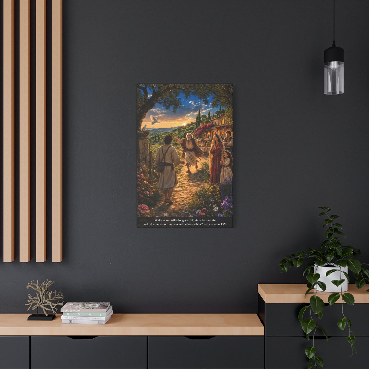 The Prodigal Son — Luke 15:11-32 | Vibrant Christian Canvas Wall Art