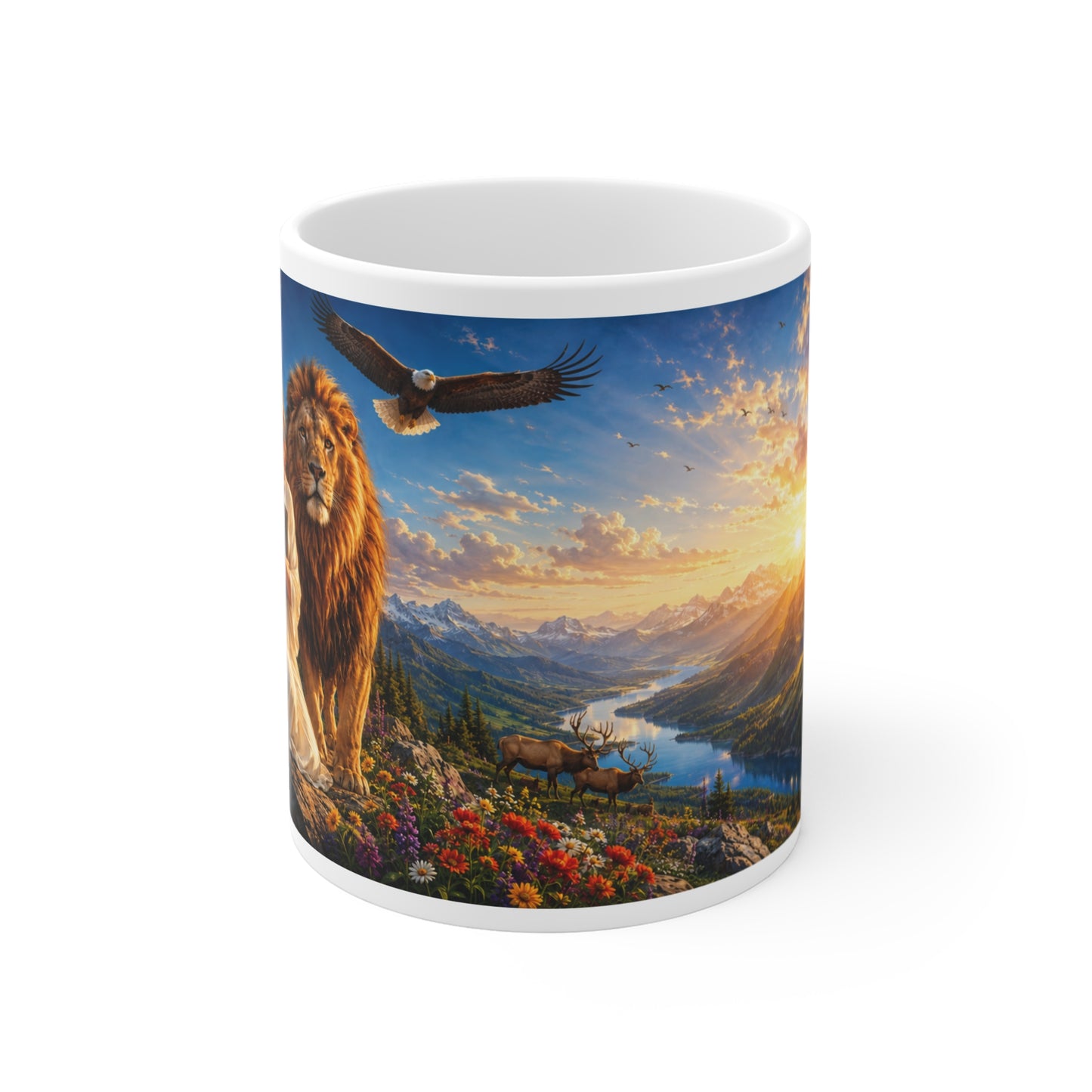 I Can Do All Things Through Christ Coffee Mug 11oz for Her - Philippians 4:13 Christian Gift