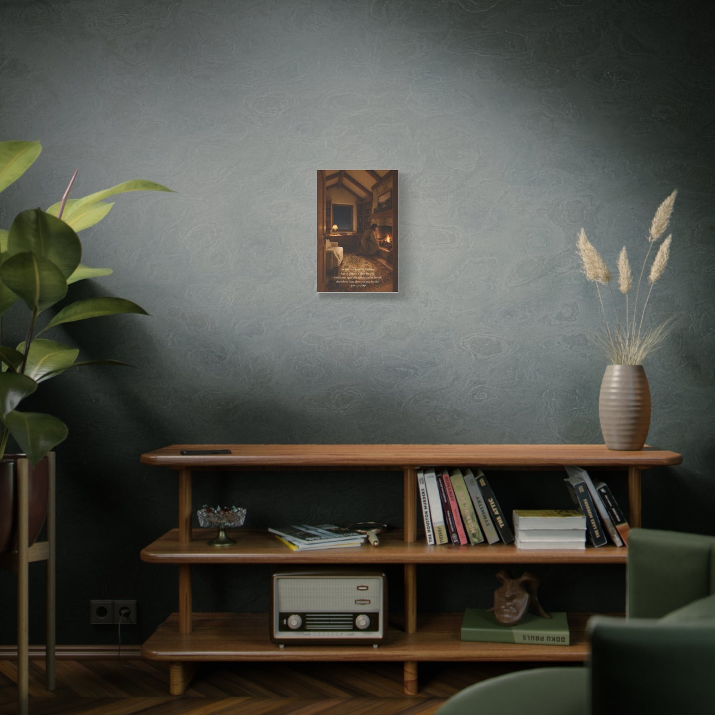 I Go To Prepare A Place For You — John 14:1–3 | Quiet Grace Canvas Wall Art