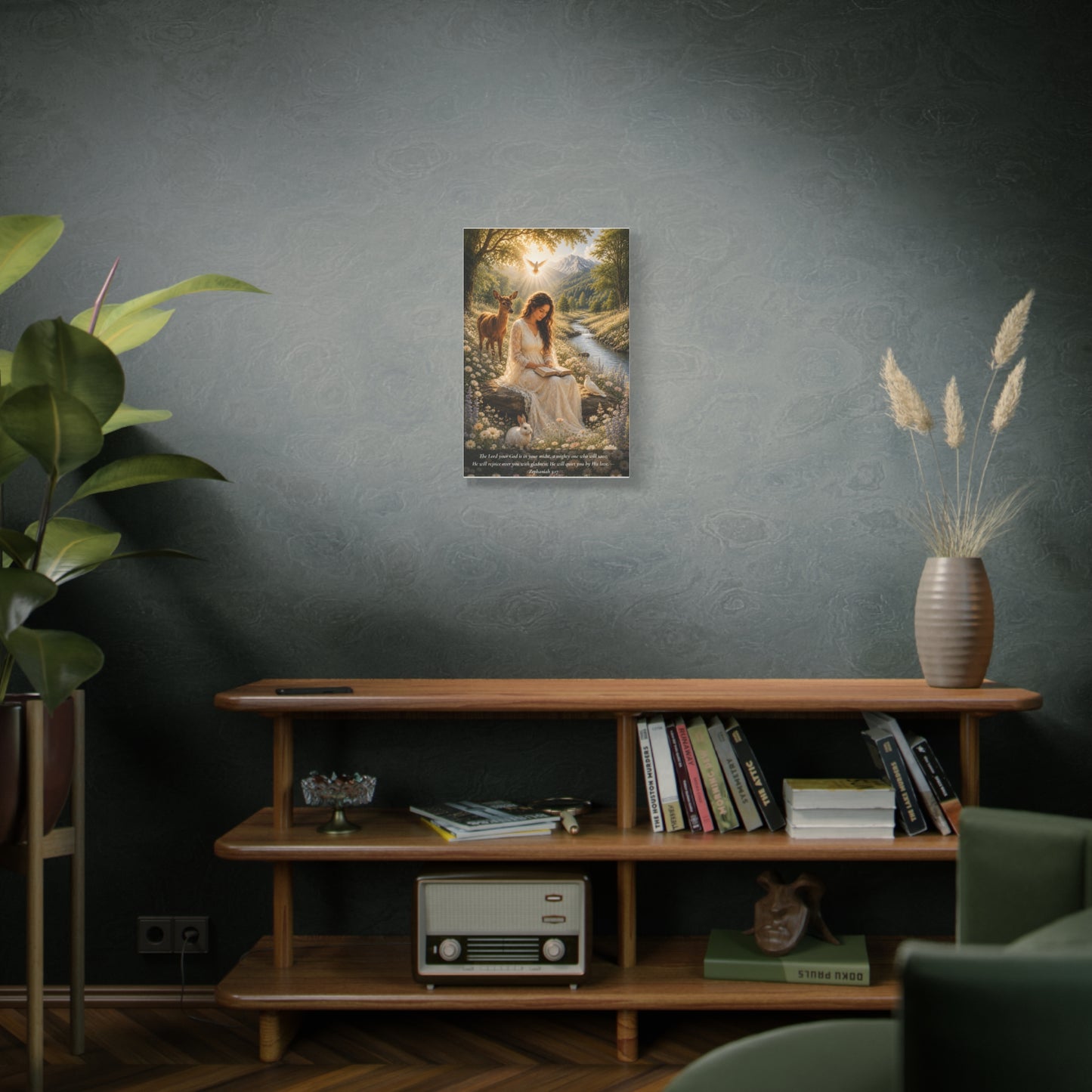 Quieted By His Love — Classic Canvas Wall Art | Zephaniah 3:17
