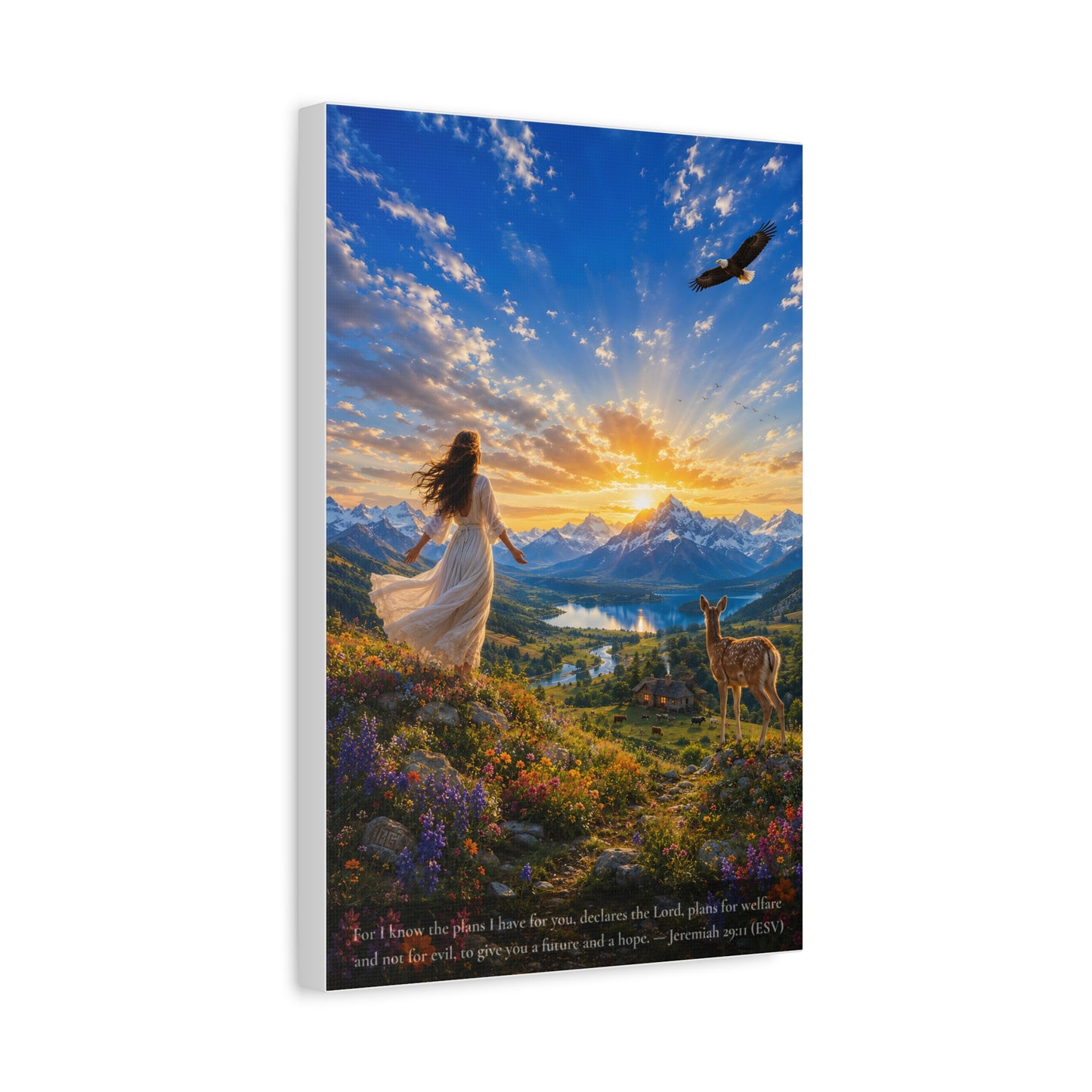 A Future and a Hope — Vibrant Canvas Wall Art | Jeremiah 29:11