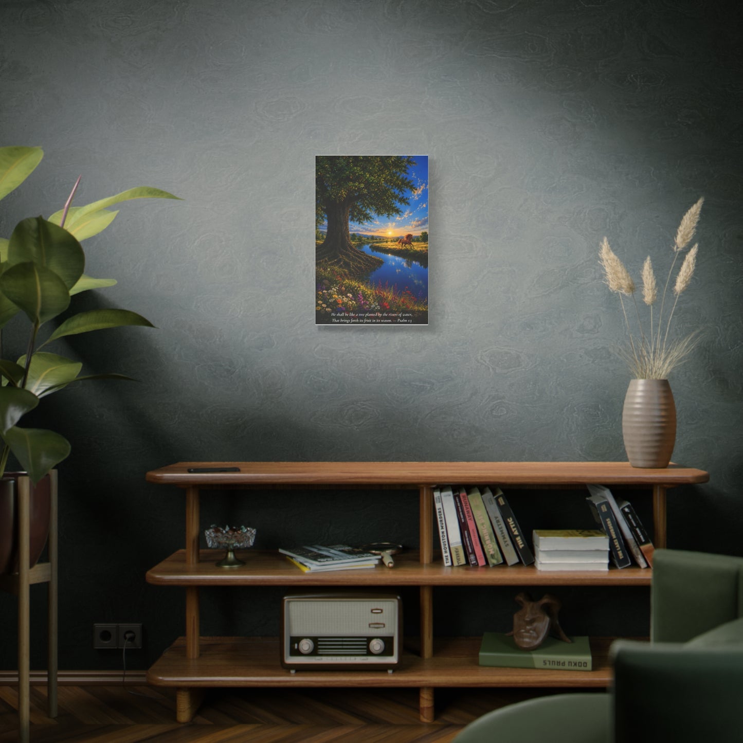 The River and the Tree — Vibrant Canvas Wall Art | Psalm 1:3