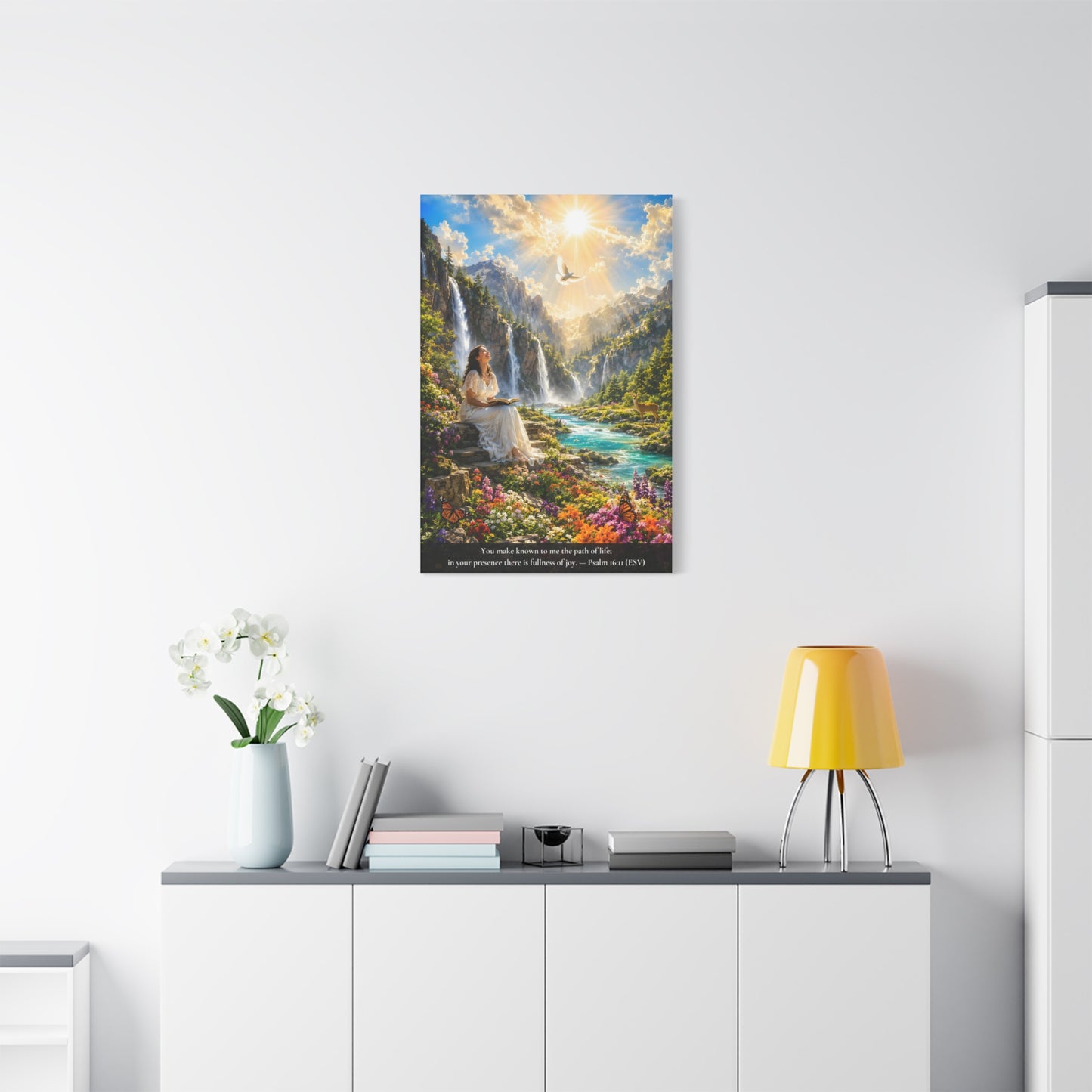 You Fill Me With Joy — Vibrant Canvas Wall Art | Psalm 16:11